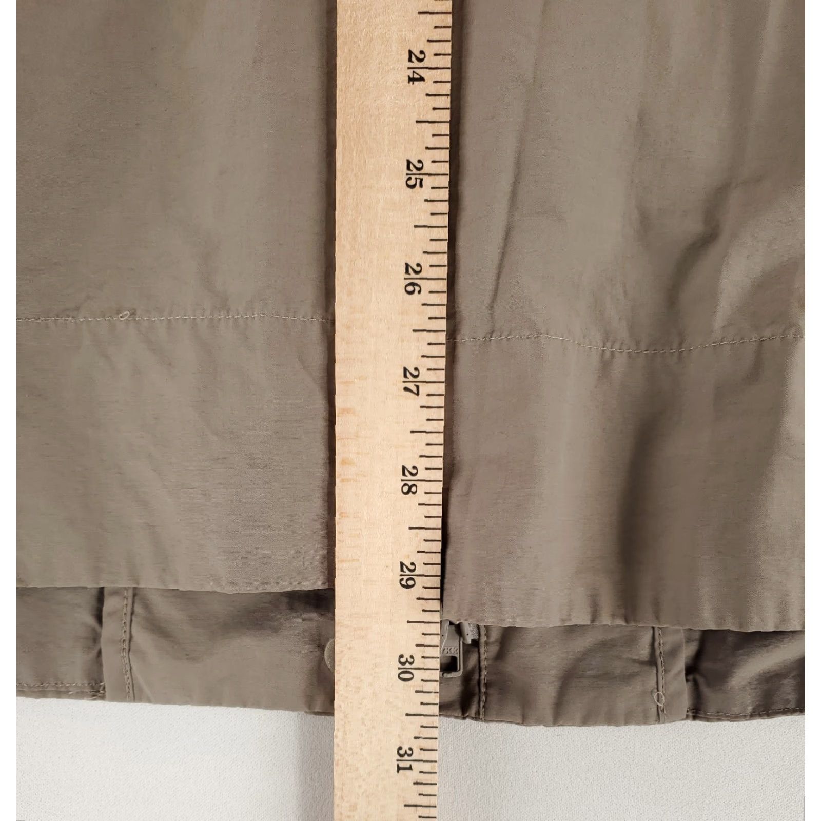 Eileen Fisher Eileen Fisher Windbreaker Jacket Gray Womens XL High Cotton Stand Collar Hooded Jacket Size XL / US 12-14 / IT 48-50 - 6 Thumbnail