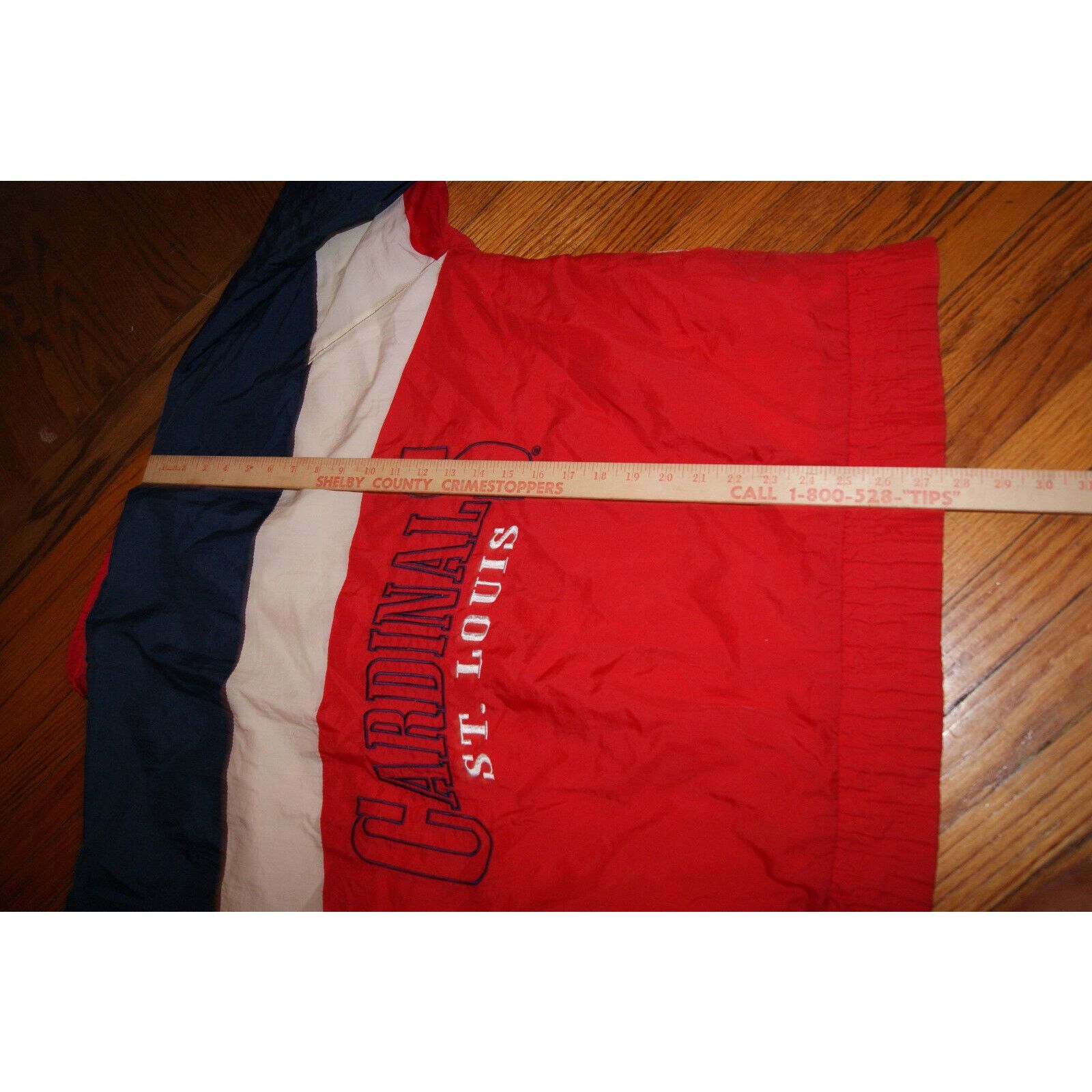 Logo 7 St Louis Cardinal Vtg Logo 7 L Windbreaker Jacket Colorblock Size US L / EU 52-54 / 3 - 12 Thumbnail