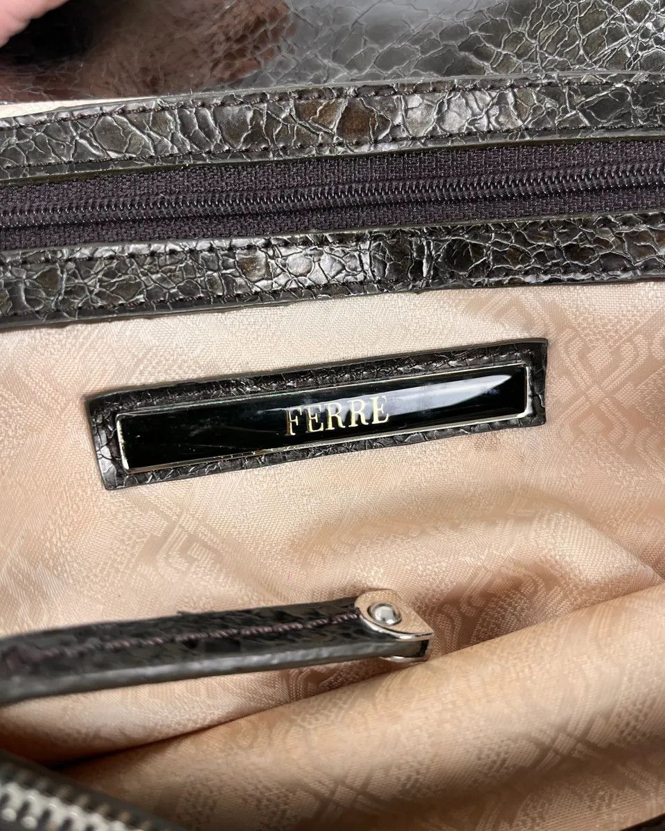 Gianfranco Ferre Gianfranco Ferré Brown Pony Hair Handle Bag Size ONE SIZE - 7 Thumbnail