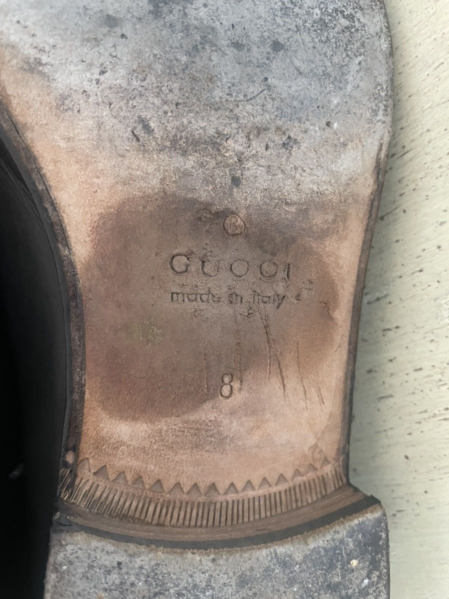 Gucci Plain Toe Leather Oxfords Size US 9 / EU 42 - 9 Thumbnail