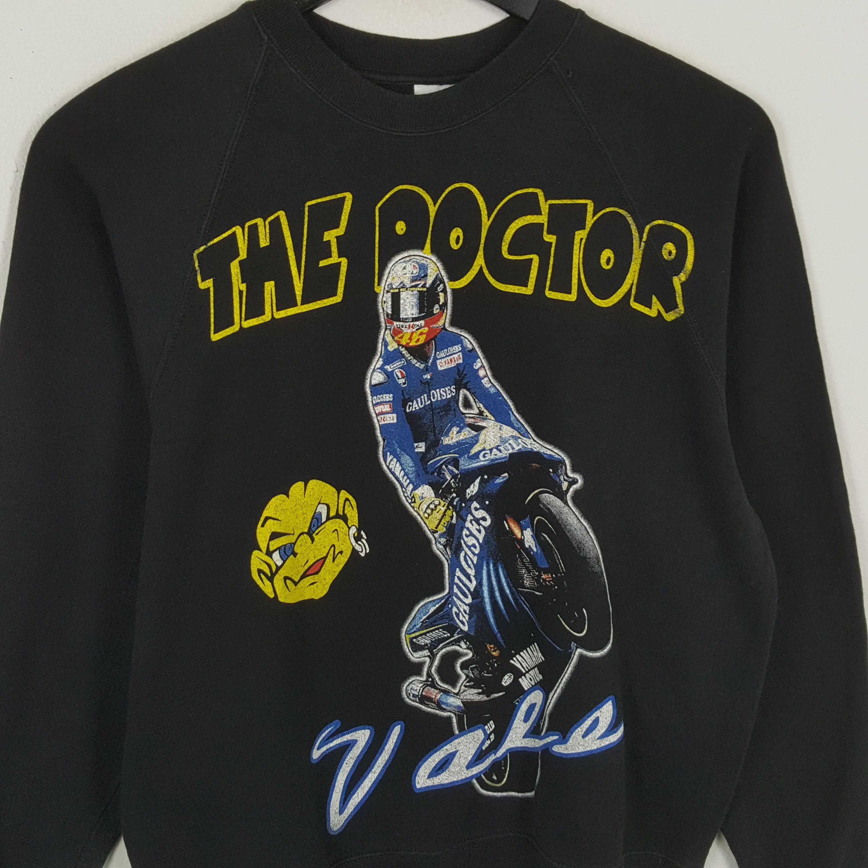 Vintage VELENTINO ROSSI 46 MotoGP The Doctor Vintage Sweatshirt Size US L / EU 52-54 / 3 - 2 Thumbnail