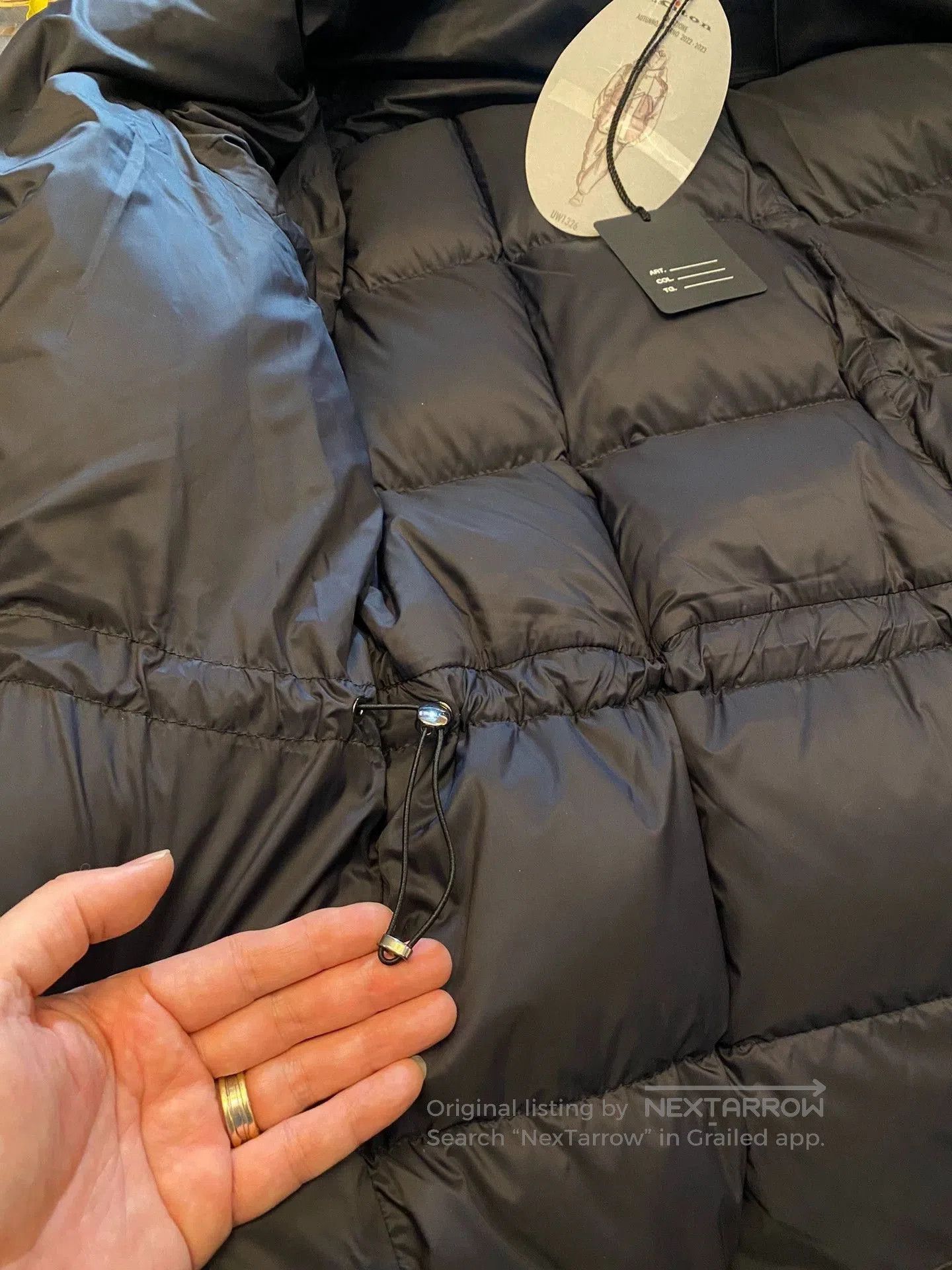 Kiton Black Hooded Puffer Parka . Size US M / EU 48-50 / 2 - 7 Thumbnail