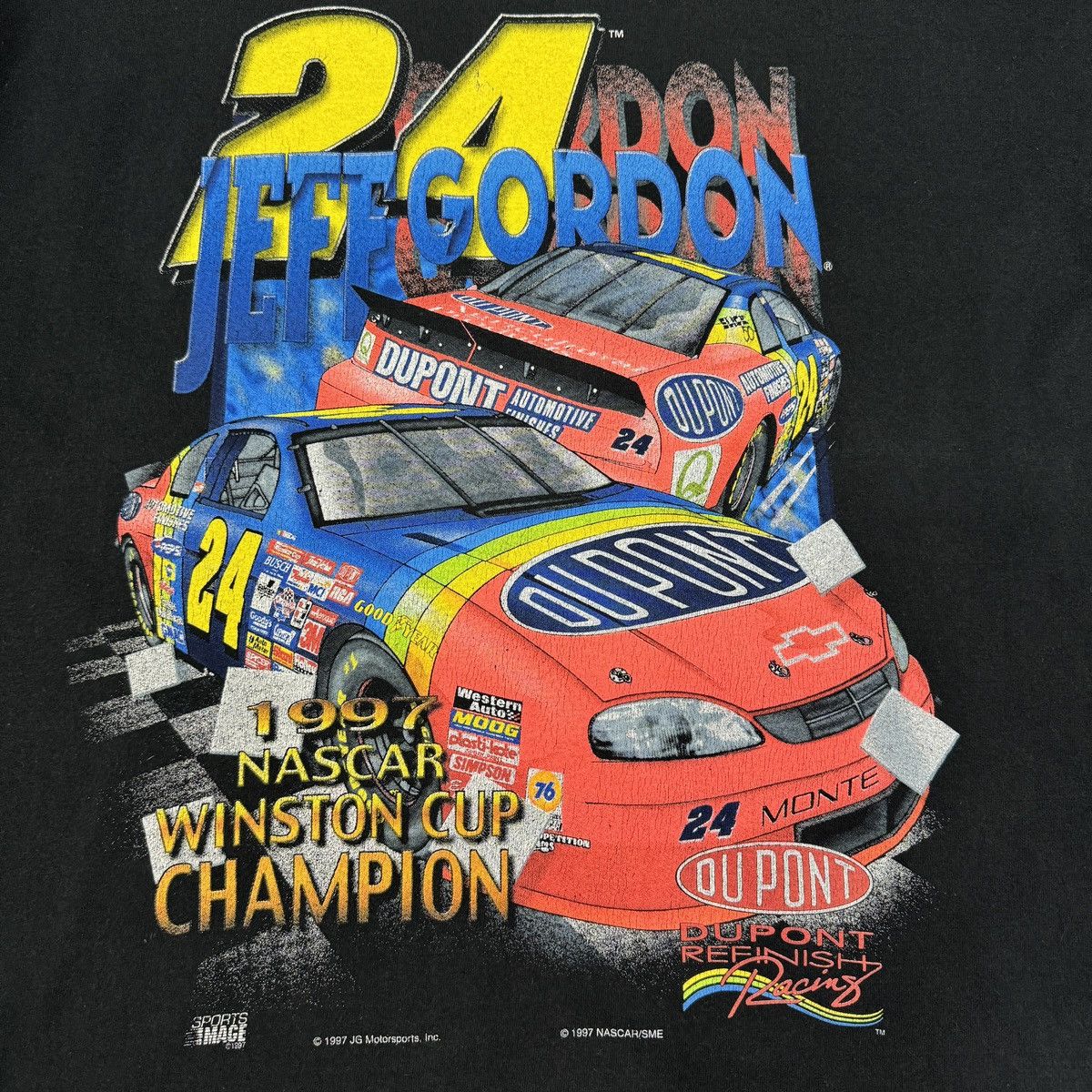 NASCAR × Vintage Vintage NASCAR No.24 Shirt 1997 Size US XXL / EU 58 / 5 - 3 Thumbnail