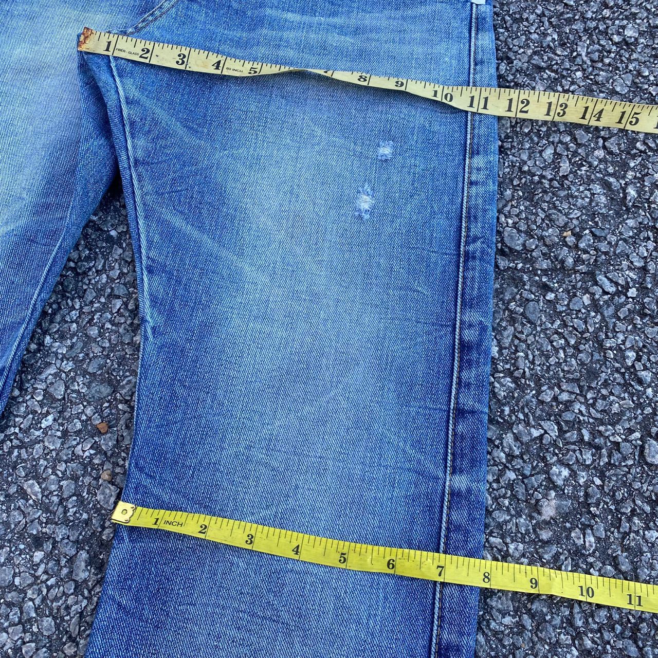 Japanese Brand Vintage Geronimo Indiana American Culture Flare Denim Size US 31 - 6 Thumbnail