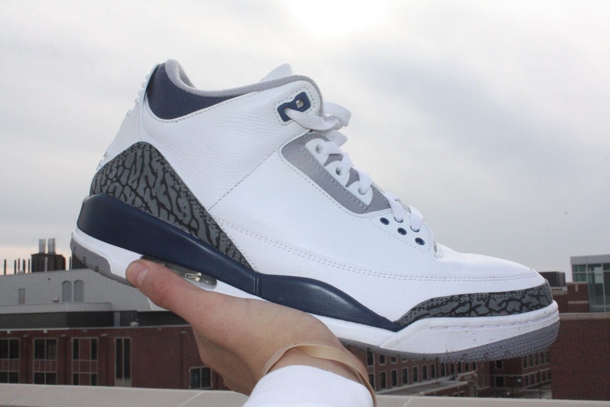 Jordan Brand Jordan 3 midnight navy size 10 Size US 10 / EU 43 - 1 Thumbnail