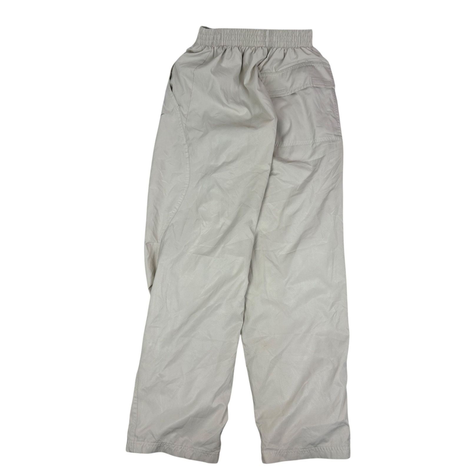 Japanese Brand × Nike × Vintage Nike Women Beige Mesh Lined Swoosh Streetwear Track Pants XS Size 30" / US 8 / IT 44 - 11 Thumbnail
