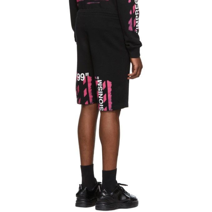 Off-White Off-White - Black Diag Stencil Shorts Size US 28 / EU 44 - 17 Thumbnail
