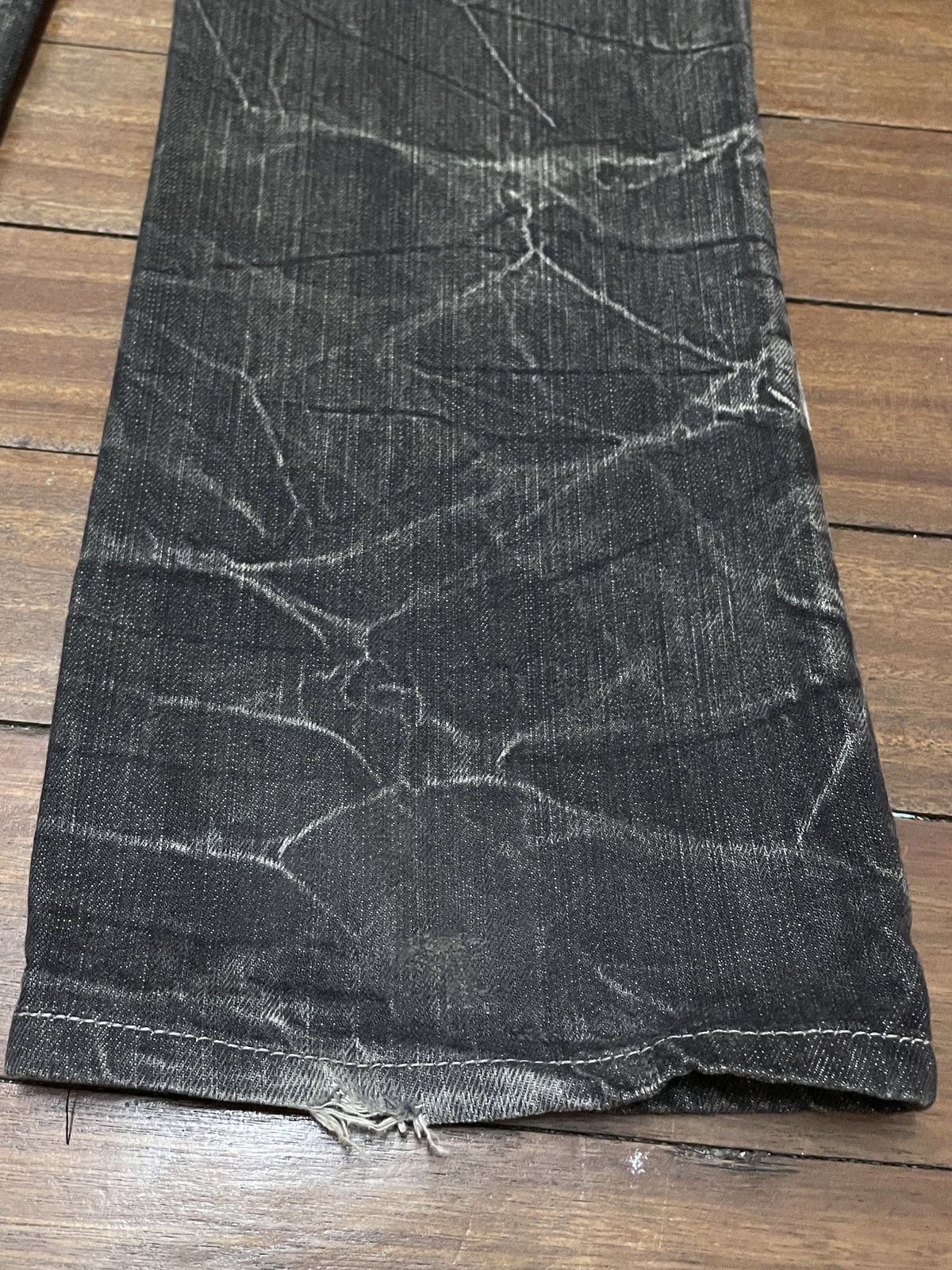 If Six Was Nine × Japanese Brand × Le Grande Bleu (L.G.B.) Very Rare Vintage Brand Wild Life Double Waist Jeans 1990s Size US 33 - 8 Thumbnail