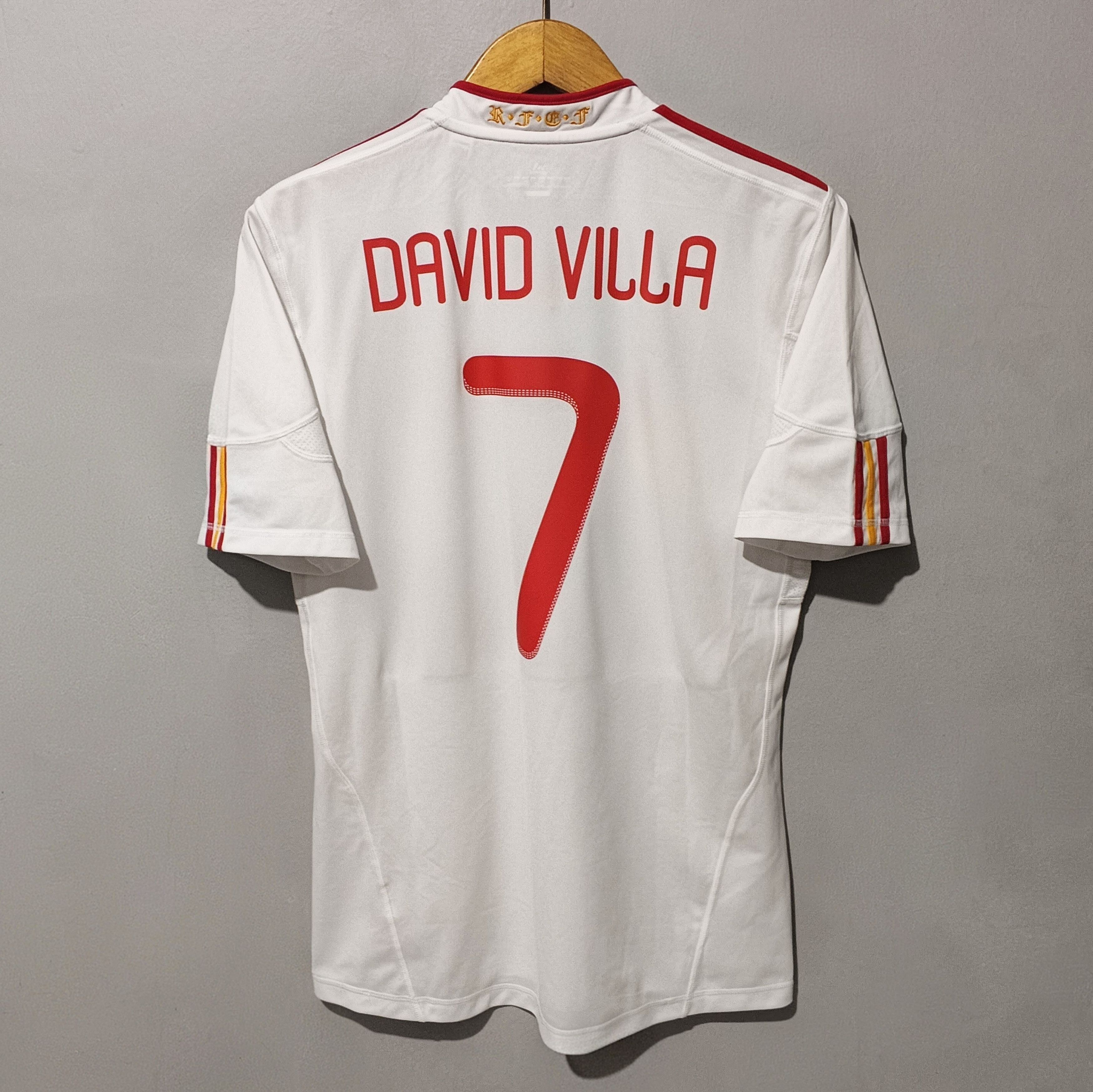 Adidas Spain 2011 Away Jersey David Villa Size US M / EU 48-50 / 2 - 2 Thumbnail