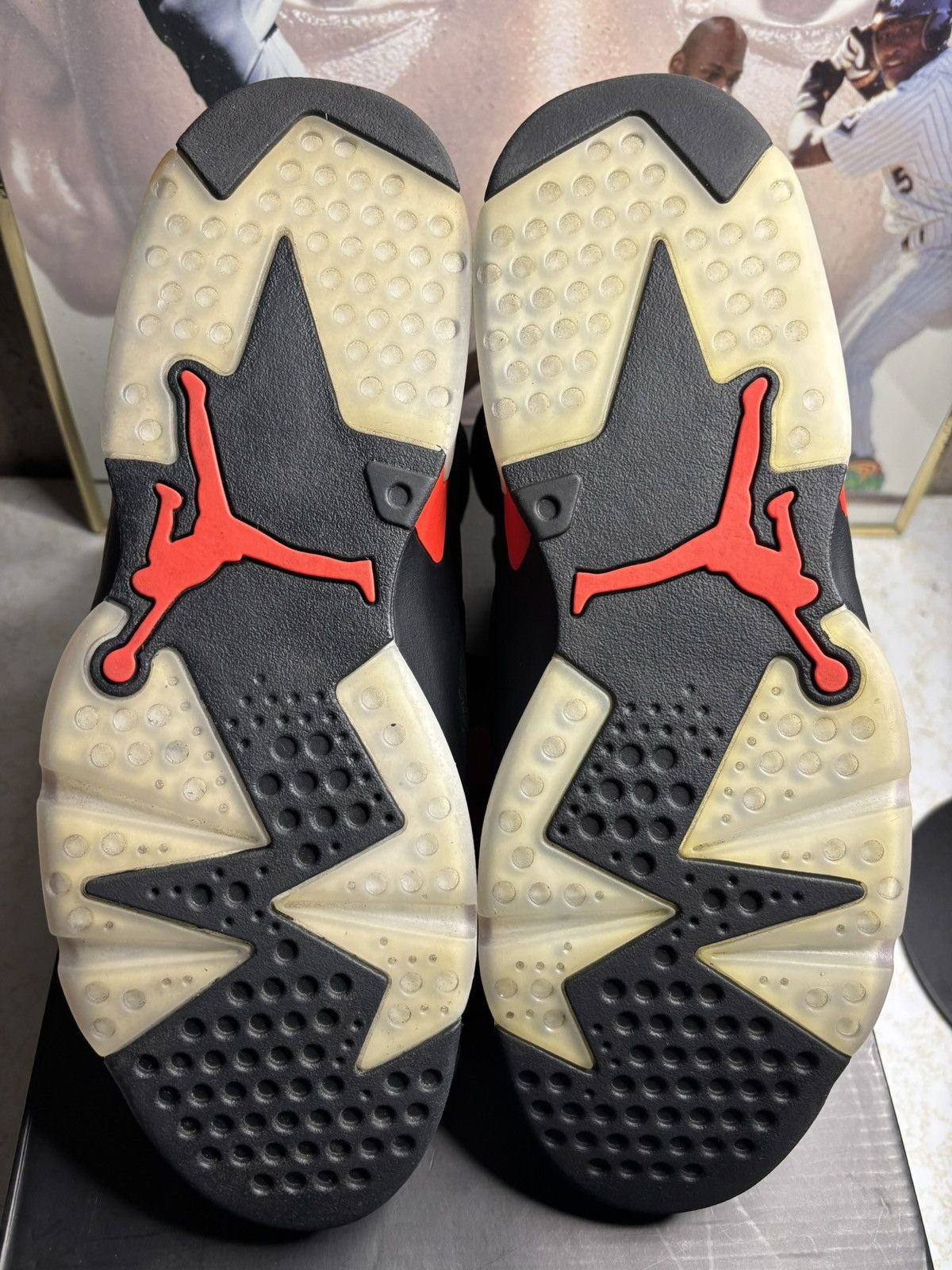 Jordan Brand Air Jordan 6 Retro black infrared Size US 11.5 / EU 44-45 - 5 Thumbnail