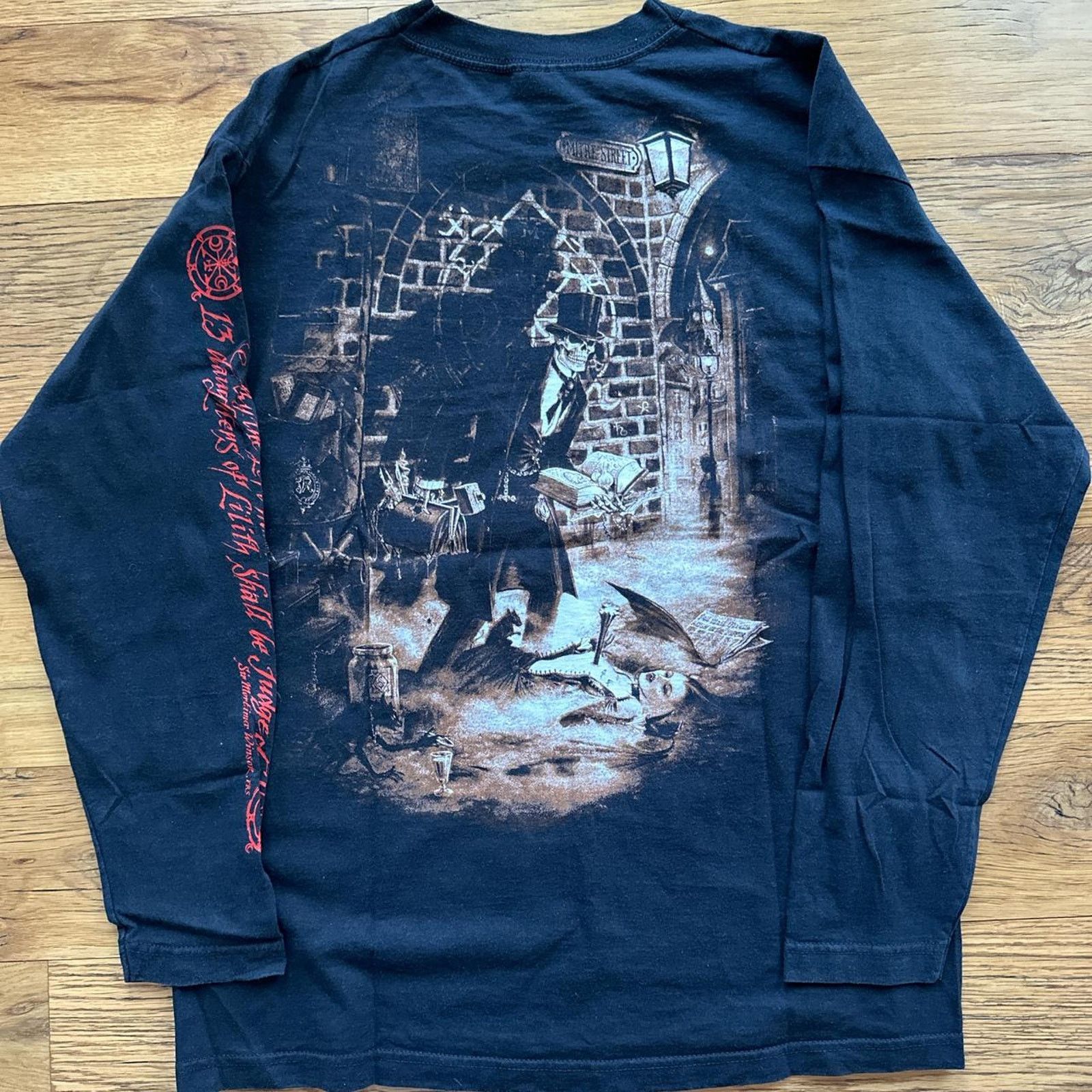 Fruit Of The Loom Vintage Alchemy Gothic The Whitechapel Messiah Long Sleeve Size US M / EU 48-50 / 2 - 2 Thumbnail