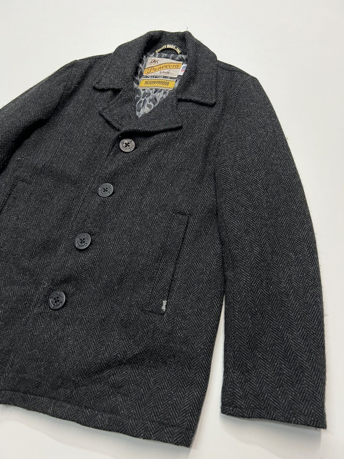 Neighborhood 🔥SCHOTT PERFECTO X NEIGHBORHOOD WOOL JACKET Size US M / EU 48-50 / 2 - 5 Thumbnail