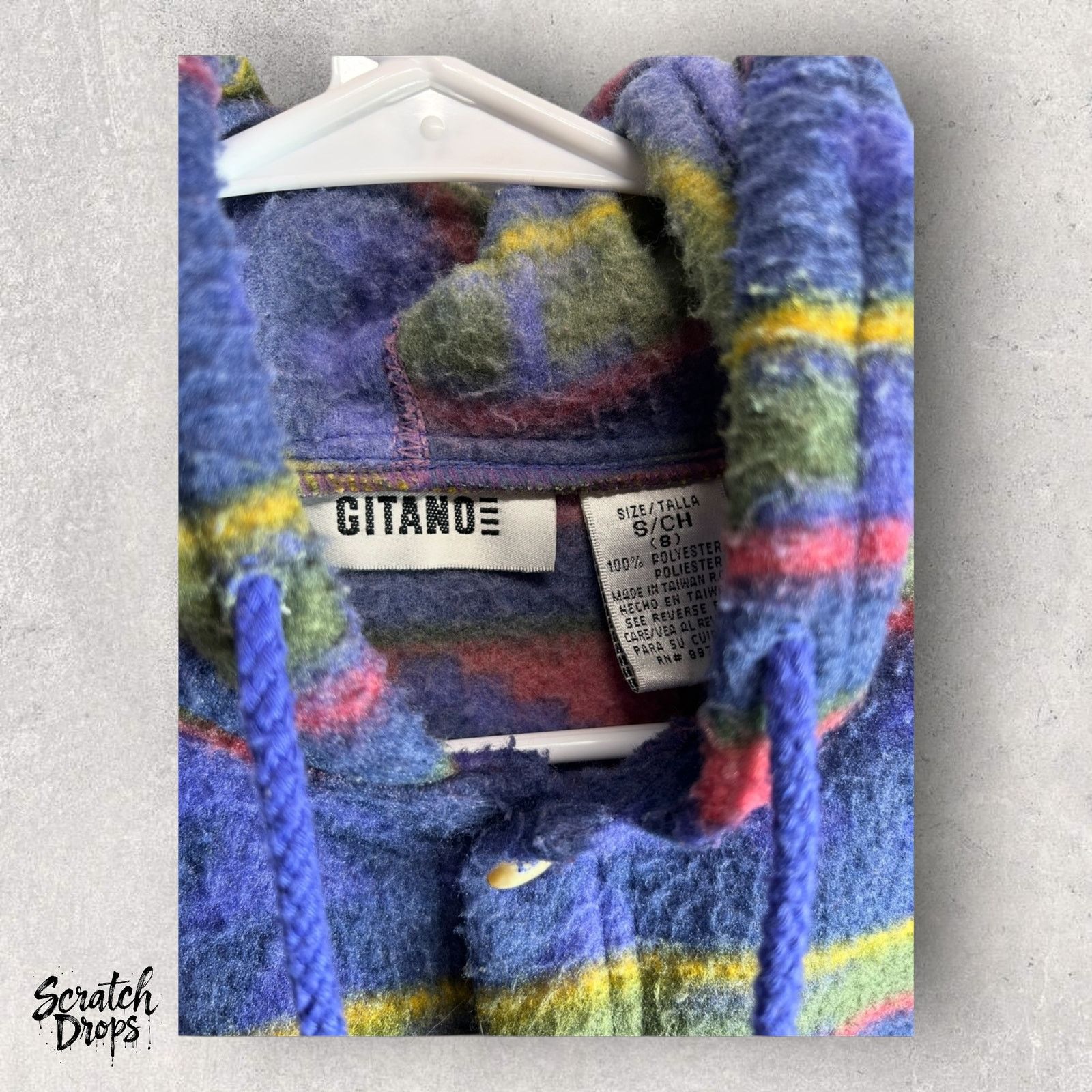 Other Gitano Youth Jacket Size 8 Vtg 90s Aztec Pattern Winter Coat Size M / US 6-8 / IT 42-44 - 2 Thumbnail