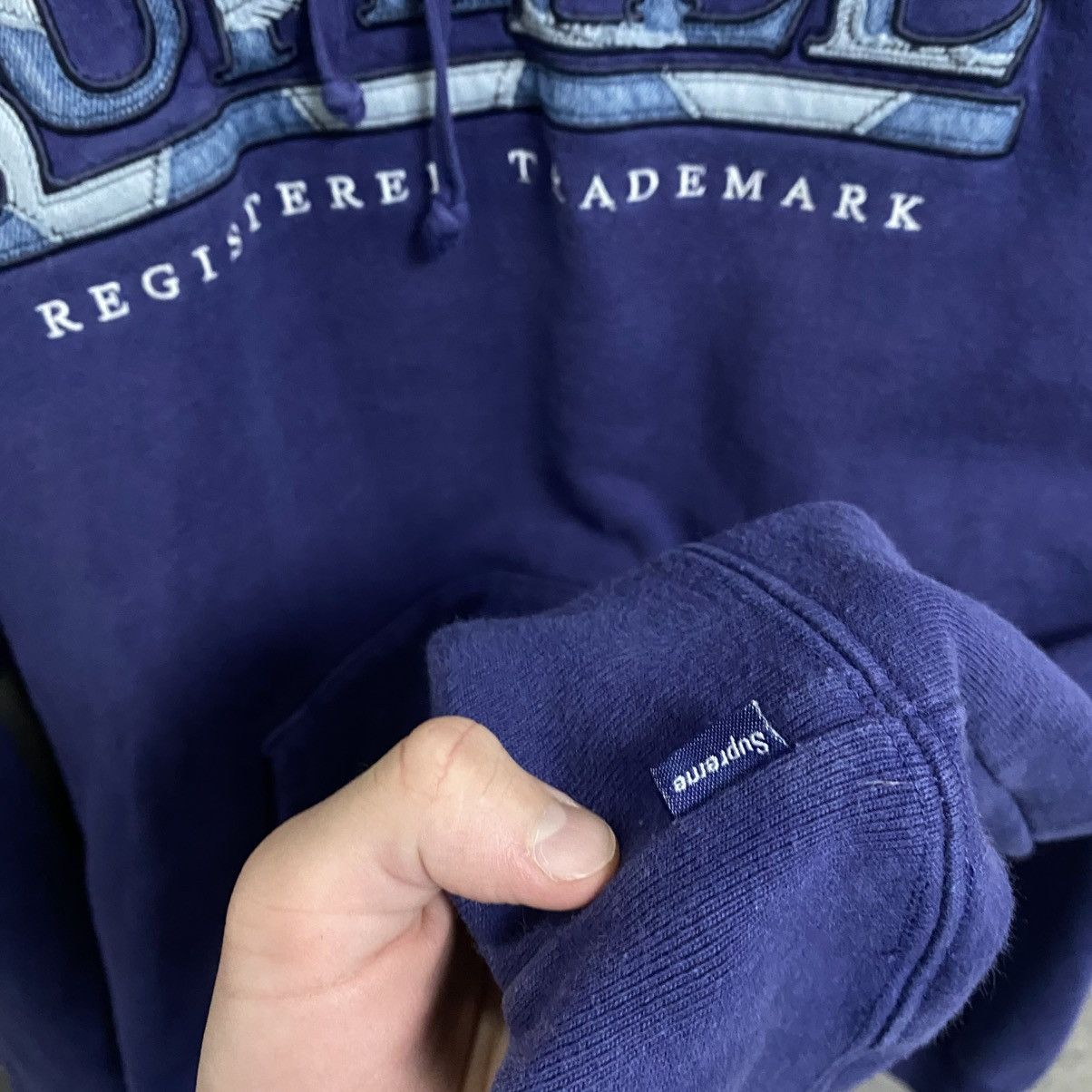 Supreme Vintage Supreme hoodie big logo Size US L / EU 52-54 / 3 - 9 Thumbnail