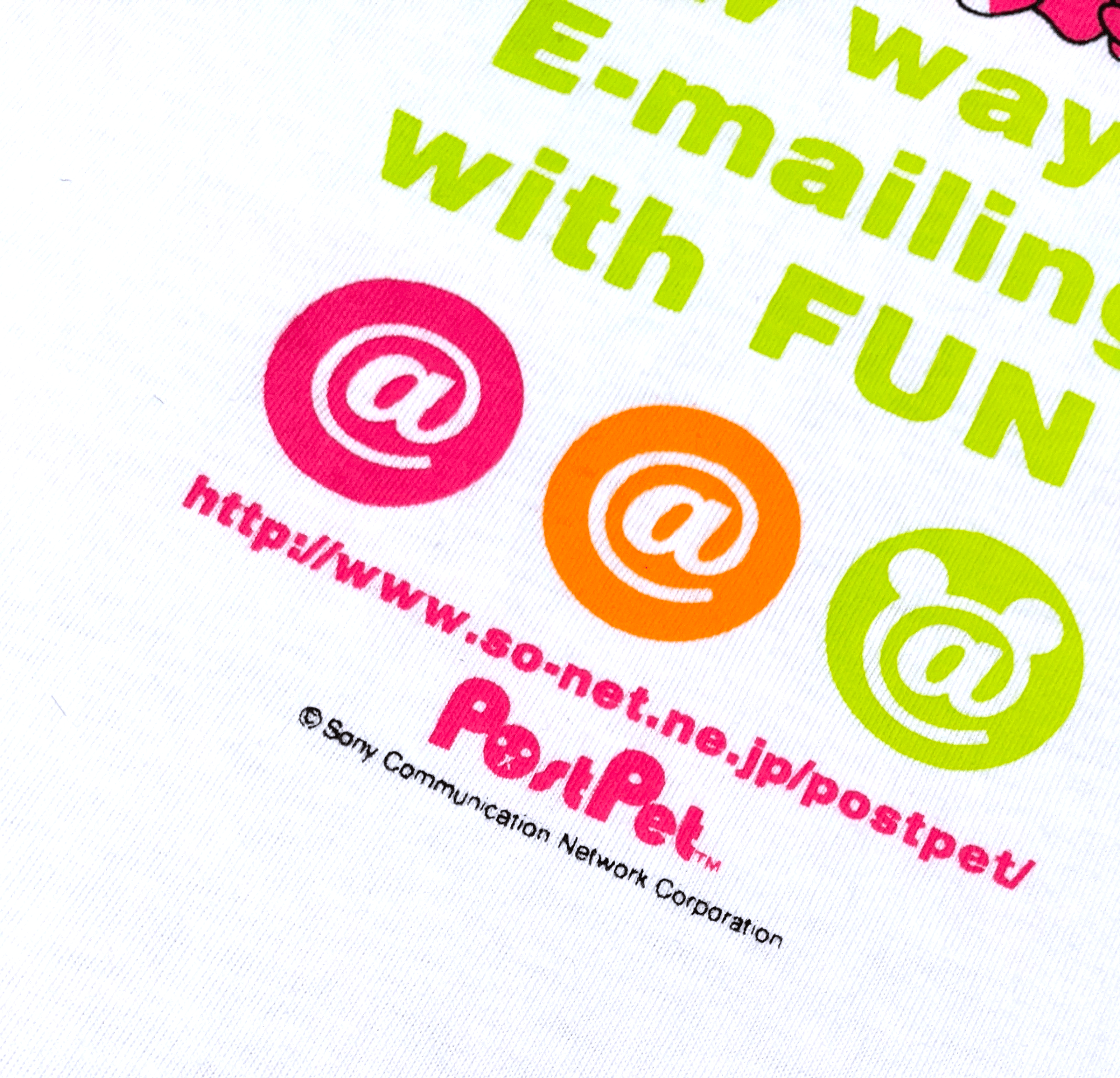 Playstation × Sony × Vintage Vintage Japan Sony Postpet Digital Email Computer T shirt Size US M / EU 48-50 / 2 - 5 Thumbnail