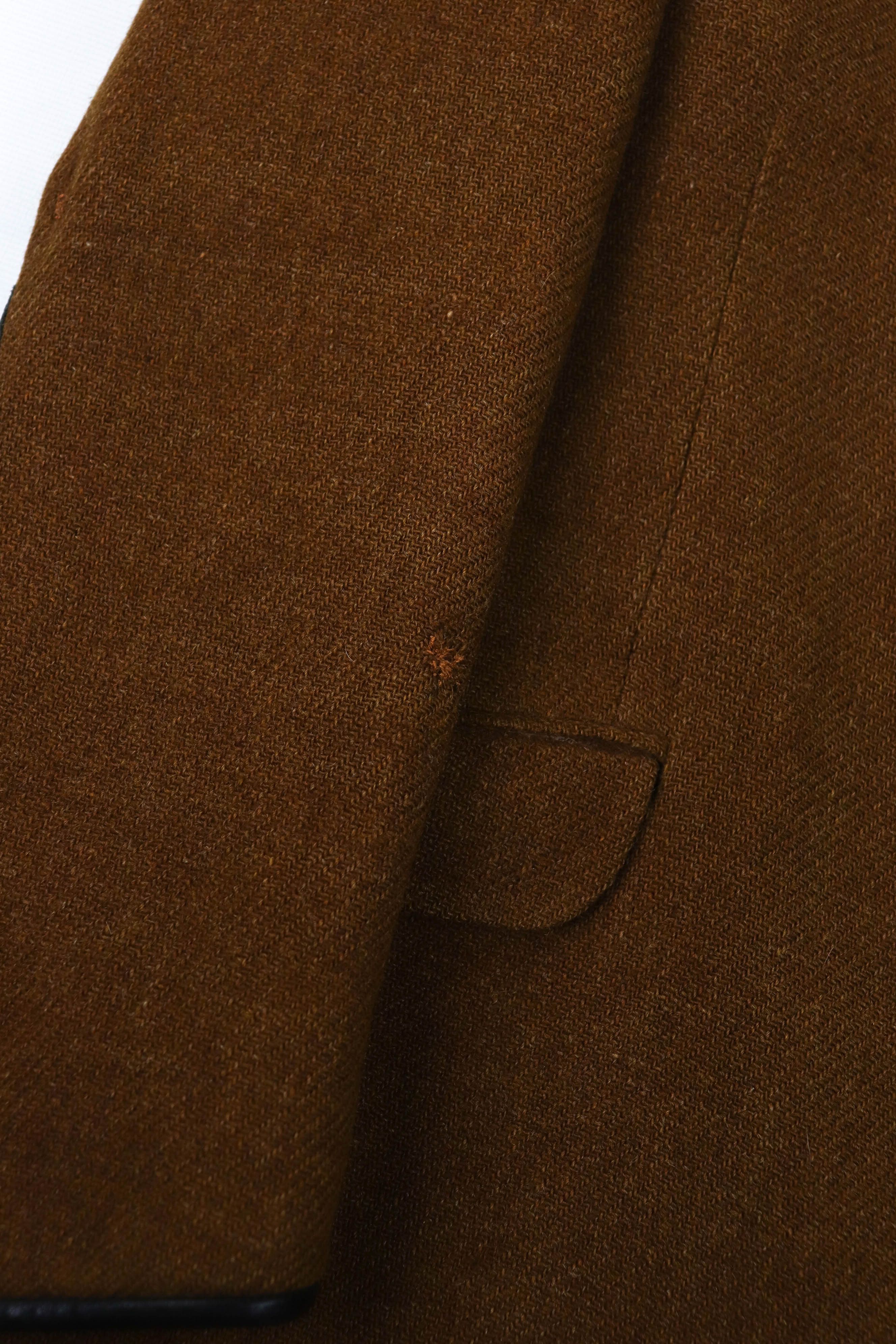Hackett HACKETT England Made Leather Patches Distressed Tweed Blazer Size US M / EU 48-50 / 2 - 18 Thumbnail