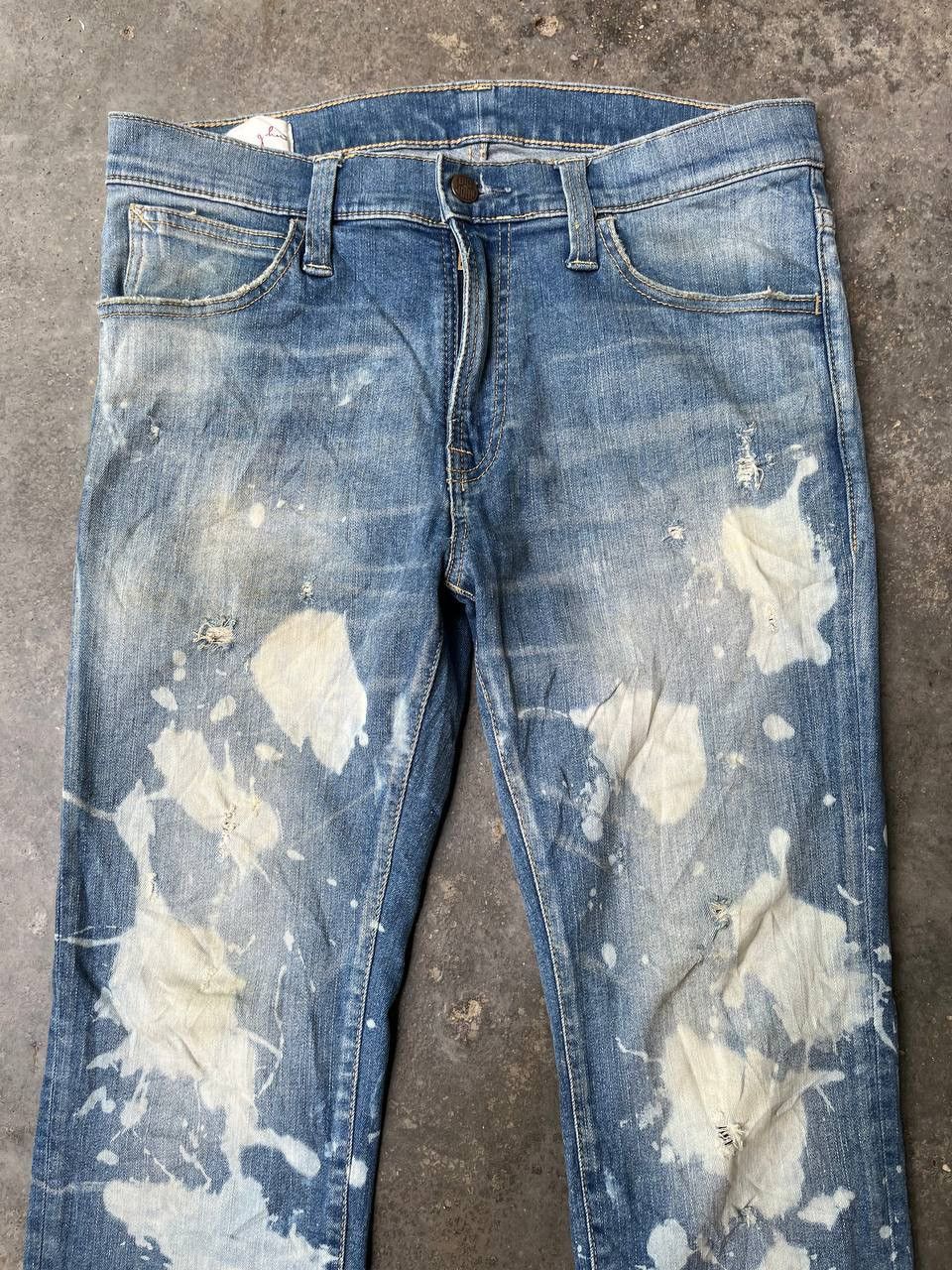 Big John VINTAGE BIG JOHN RARE DESIGN BLEACH WASH Size US 34 / EU 50 - 5 Thumbnail