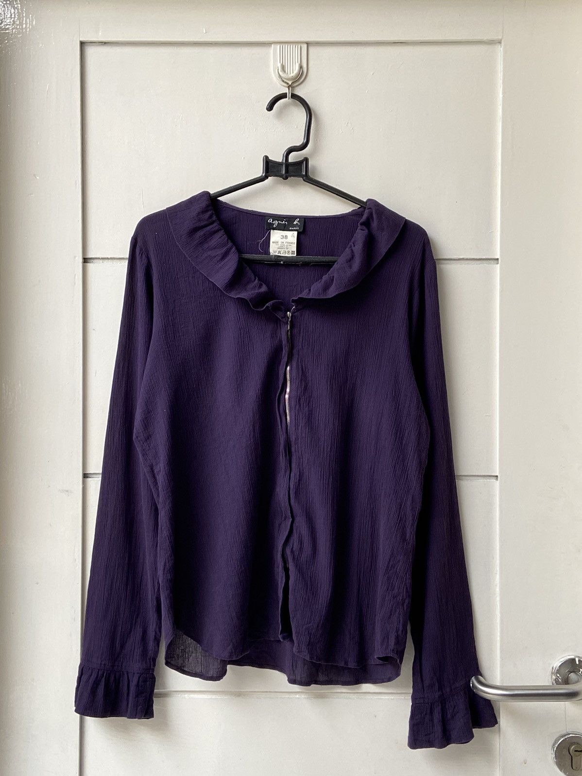 AGNES B. Purple Blouse