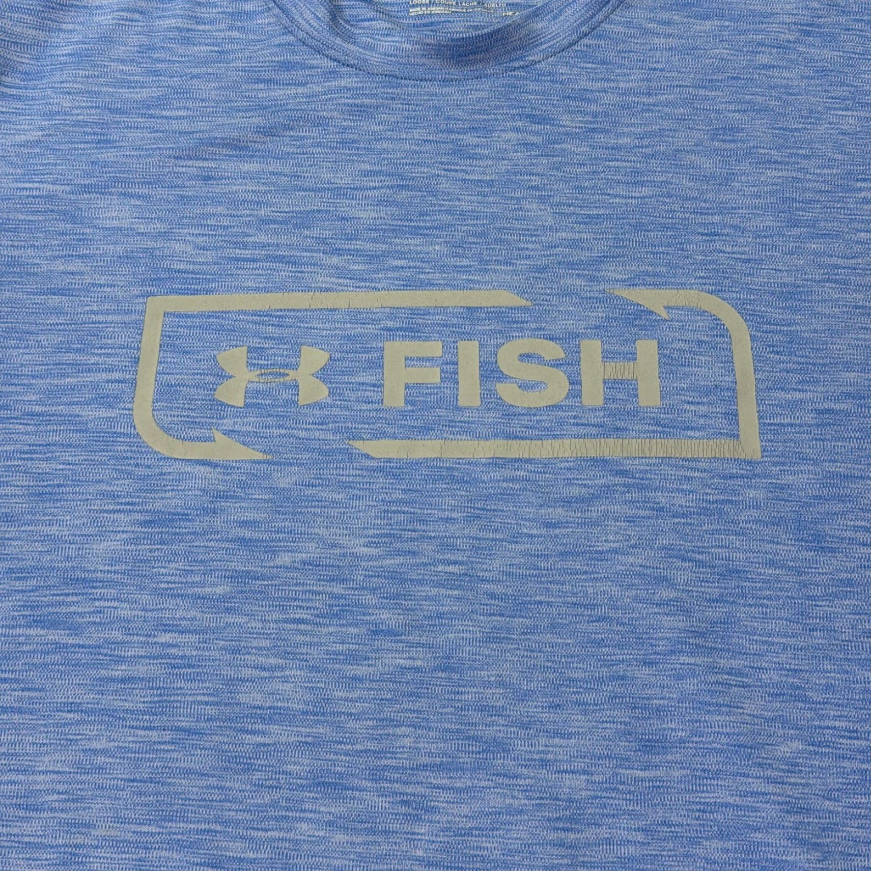 Under Armour Under Armour HeatGear Fishing Shirt Mens L Blue Long Sleeve T-Shirt Lightweight Moisture Wicking Quick Dry Performance Shirt Size US L / EU 52-54 / 3 - 2 Thumbnail