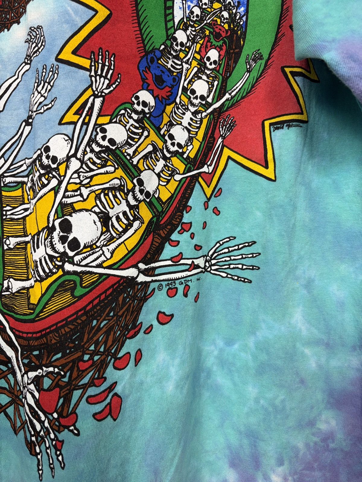 Liquid Blue Vintage Liquid Blue Grateful Dead Tie Dye T-shirt Size Xl Size US XL / EU 56 / 4 - 18 Thumbnail