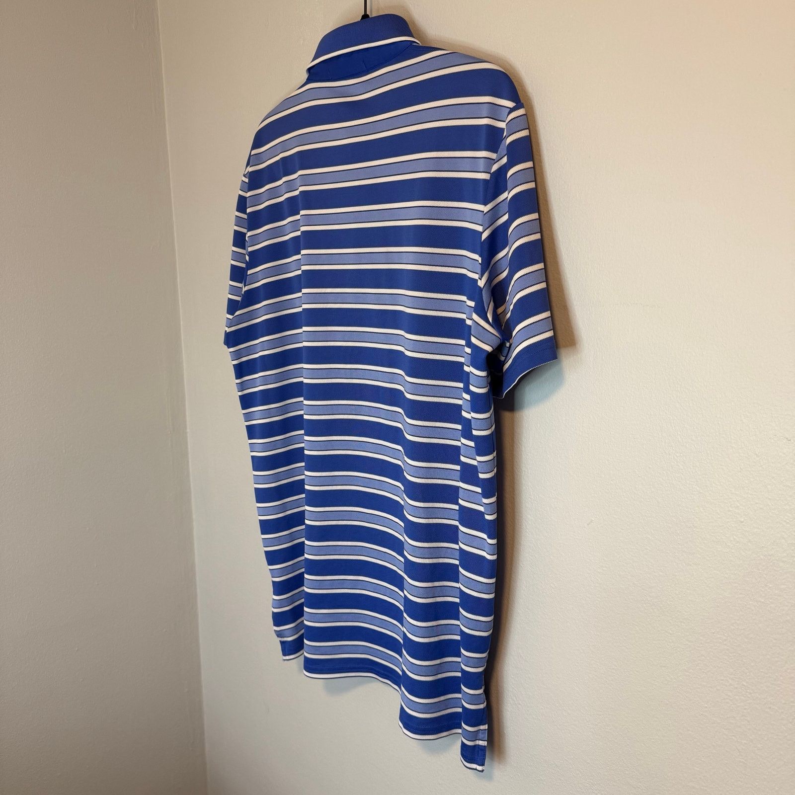 Polo Ralph Lauren Ralph Lauren RLX Polo Blue Striped Golf Polo Men’s Size L Size US L / EU 52-54 / 3 - 7 Thumbnail