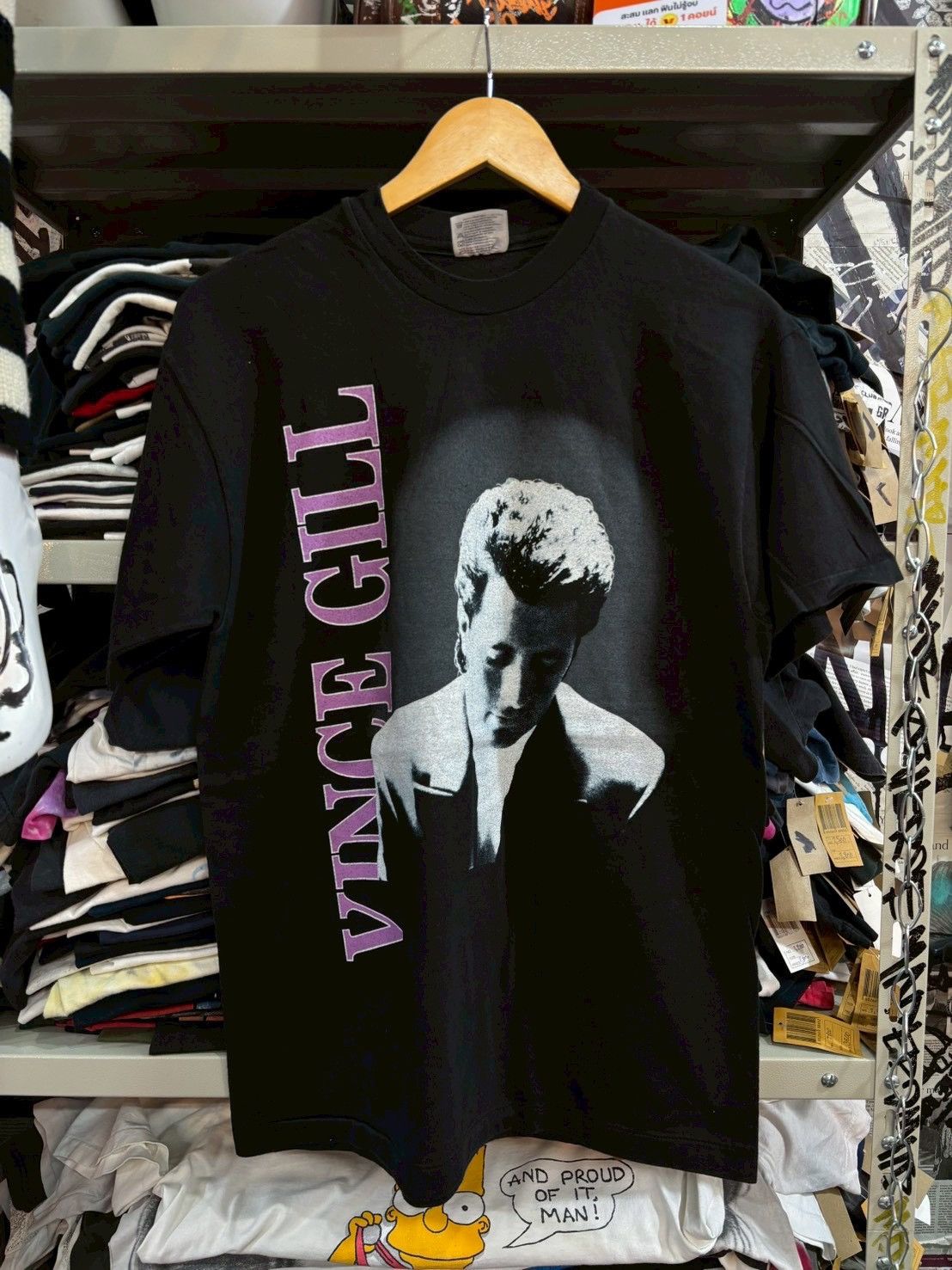 Band Tees Vince Gill 1993 Size US M / EU 48-50 / 2 - 1 Thumbnail