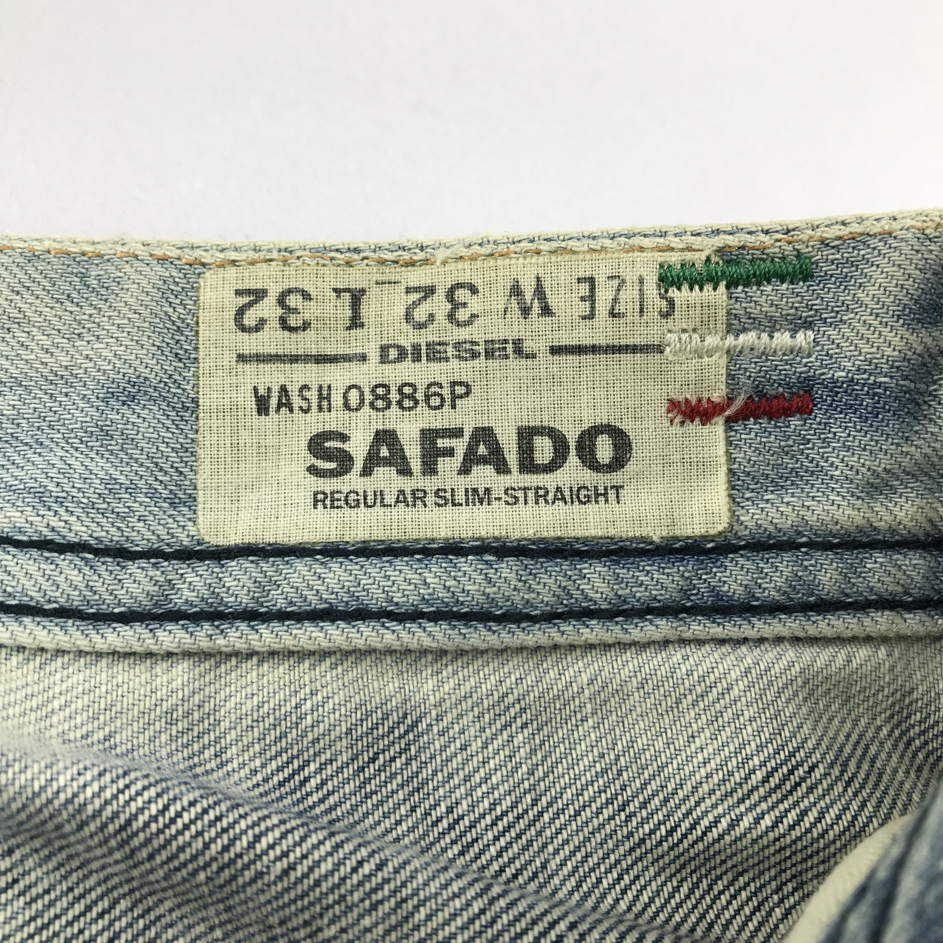Diesel Diesel Safado Light Distress Denim Jeans KJ3458 Size US 32 / EU 48 - 18 Thumbnail