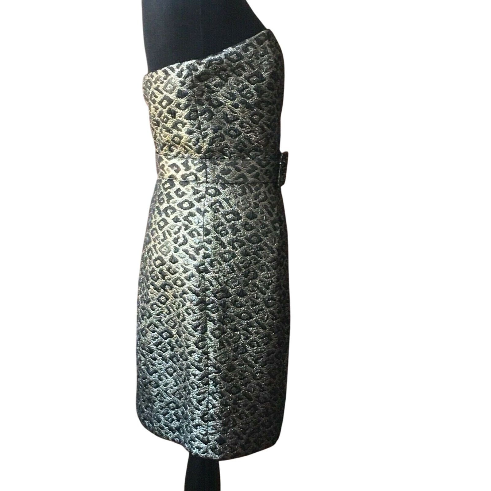 Tibi TIBI Golden Leopard Print Belted Mini Dress Size 6 Size M / US 6-8 / IT 42-44 - 12 Thumbnail