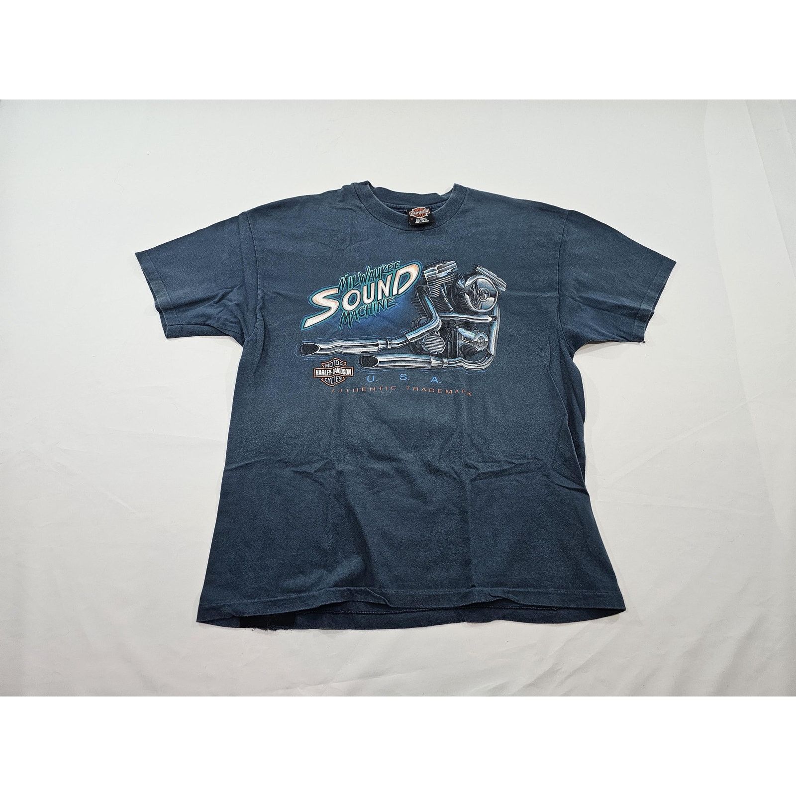 Harley Davidson 90s Harley Davidson Milwaukee Sound Machine T-shirt Sz XL Size US XL / EU 56 / 4 - 1 Thumbnail