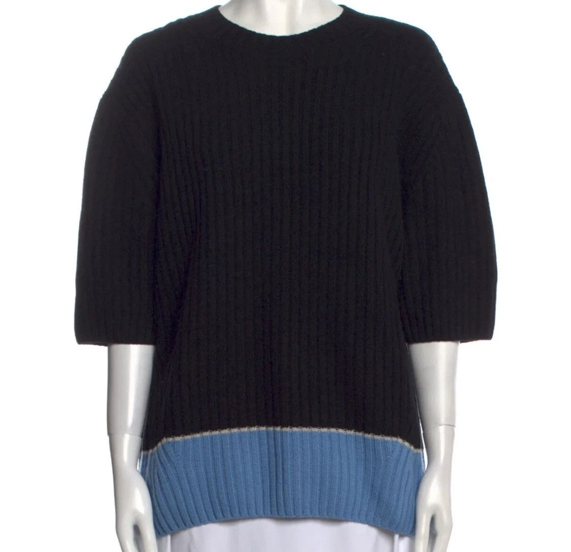 Dries Van Noten F/W22 $708 Boxy Wool/Cashmere ONE SIZE Sweater Size US L / EU 52-54 / 3 - 1 Thumbnail