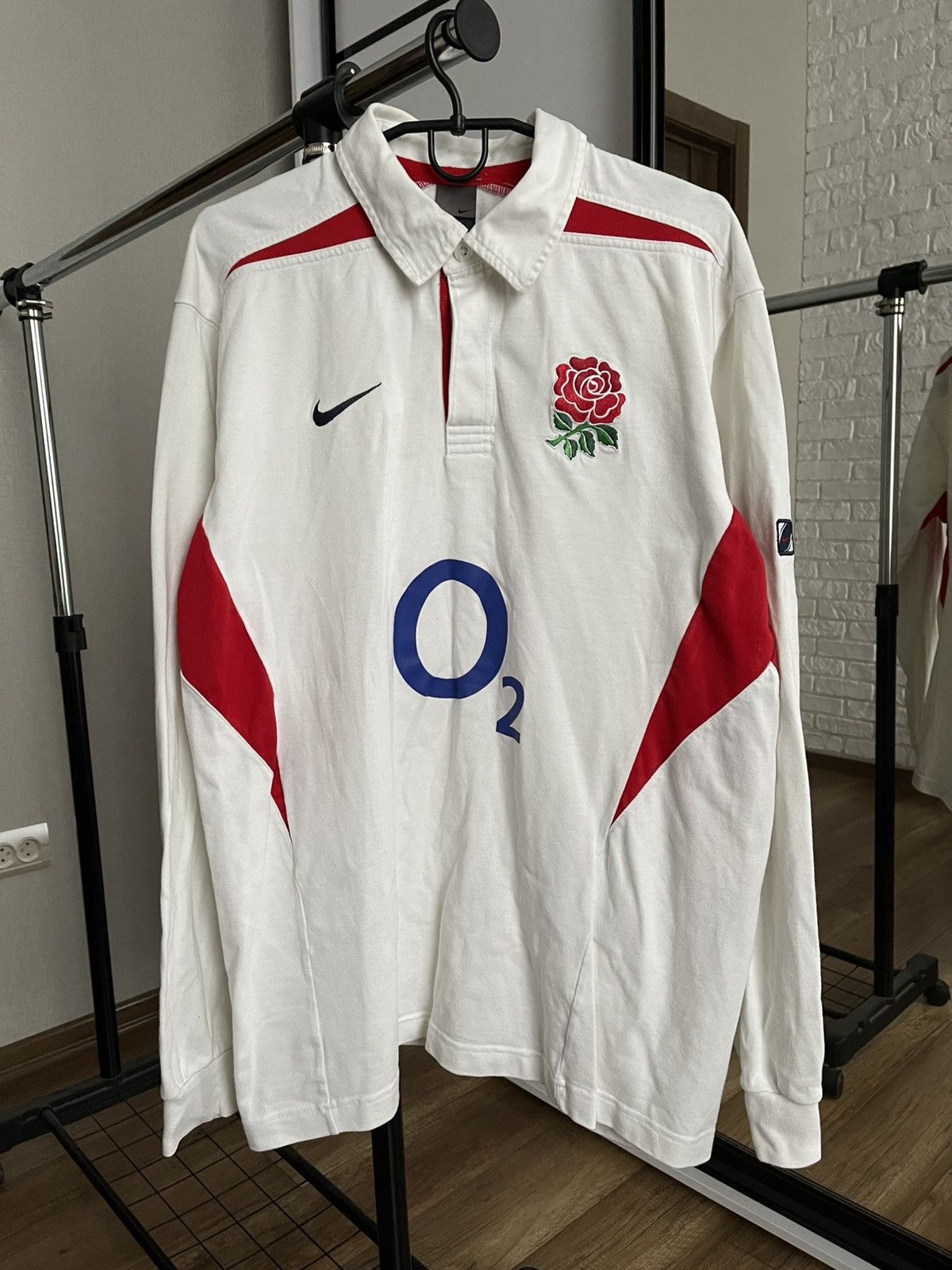 Nike Nike England Rugby Vintage Sweatshirt Pullover 90s Size US XL / EU 56 / 4 - 1 Thumbnail