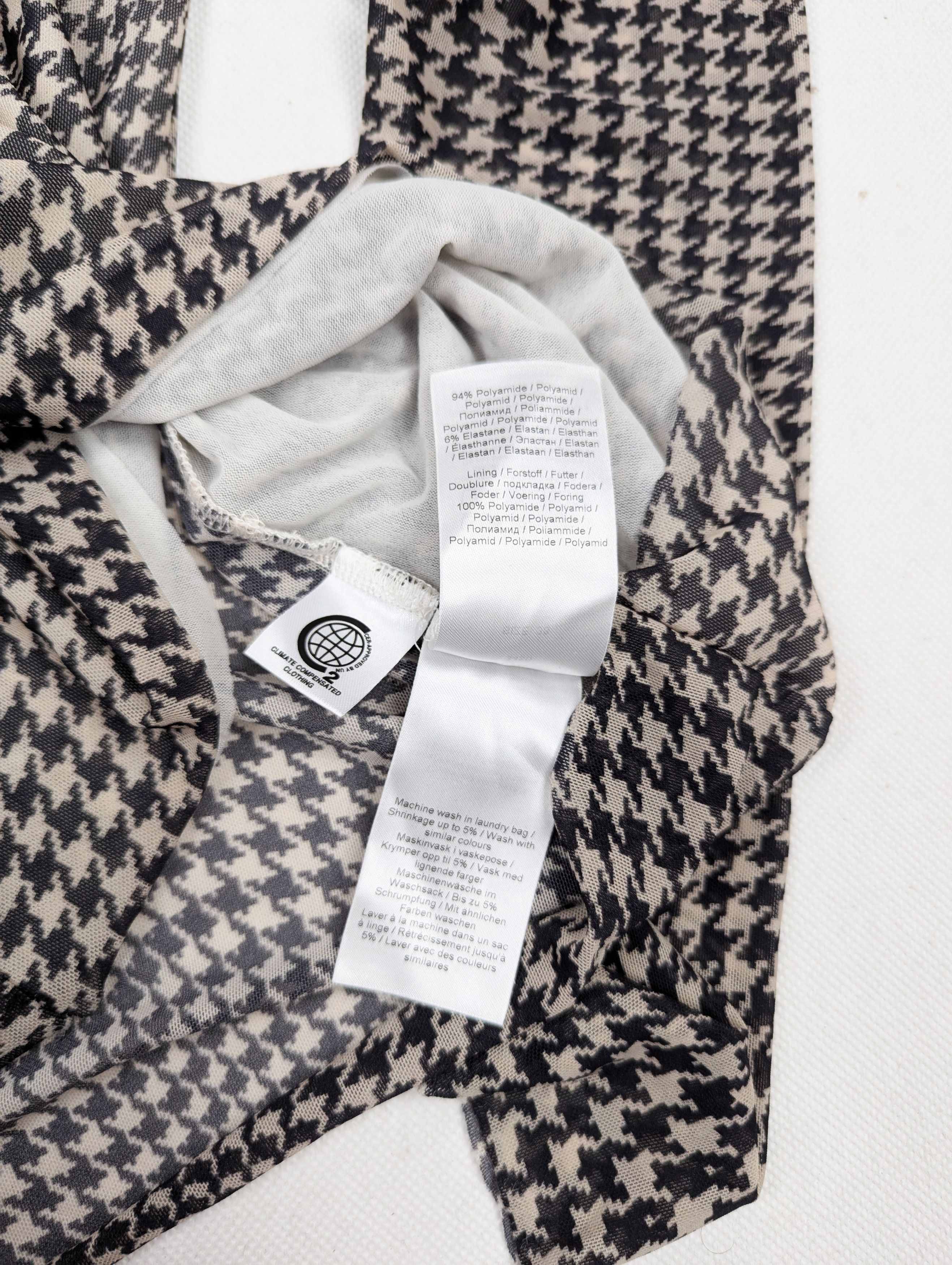 Ganni GANNI houndstooth sheer top turtleneck M Size M / US 6-8 / IT 42-44 - 5 Thumbnail