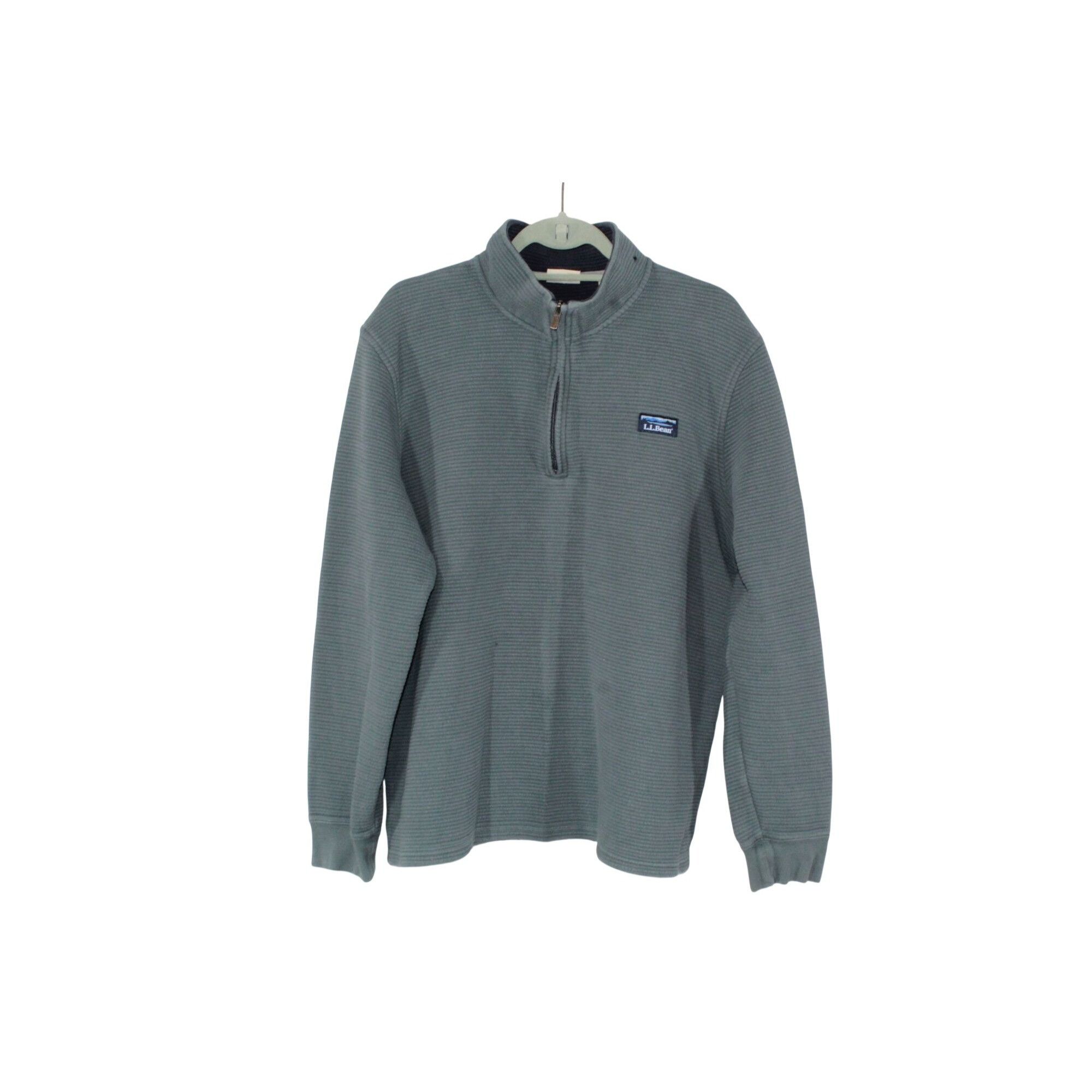 L.L. Bean LL Bean Men's Lakewashed Double Knit Quarter Zip Pullover Size US XL / EU 56 / 4 - 1 Thumbnail