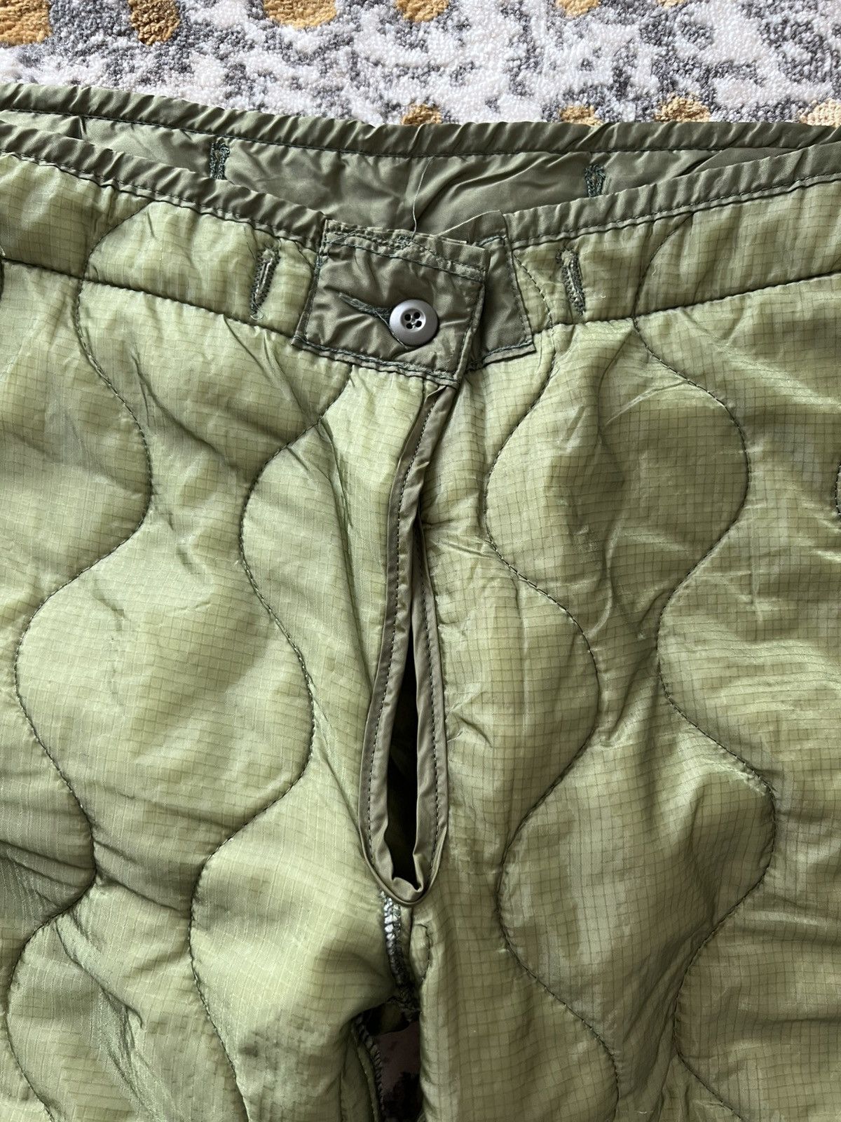 Vintage 80s Guida Clothing liner cold weather trousers nylon quilted Size US 41 - 2 Thumbnail