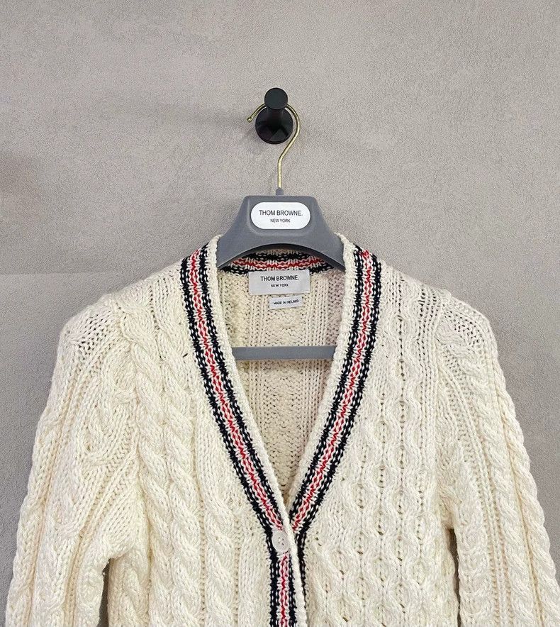 Thom Browne Thom Browne Apricot knit cardigan Size XS / US 0-2 / IT 36-38 - 3 Thumbnail