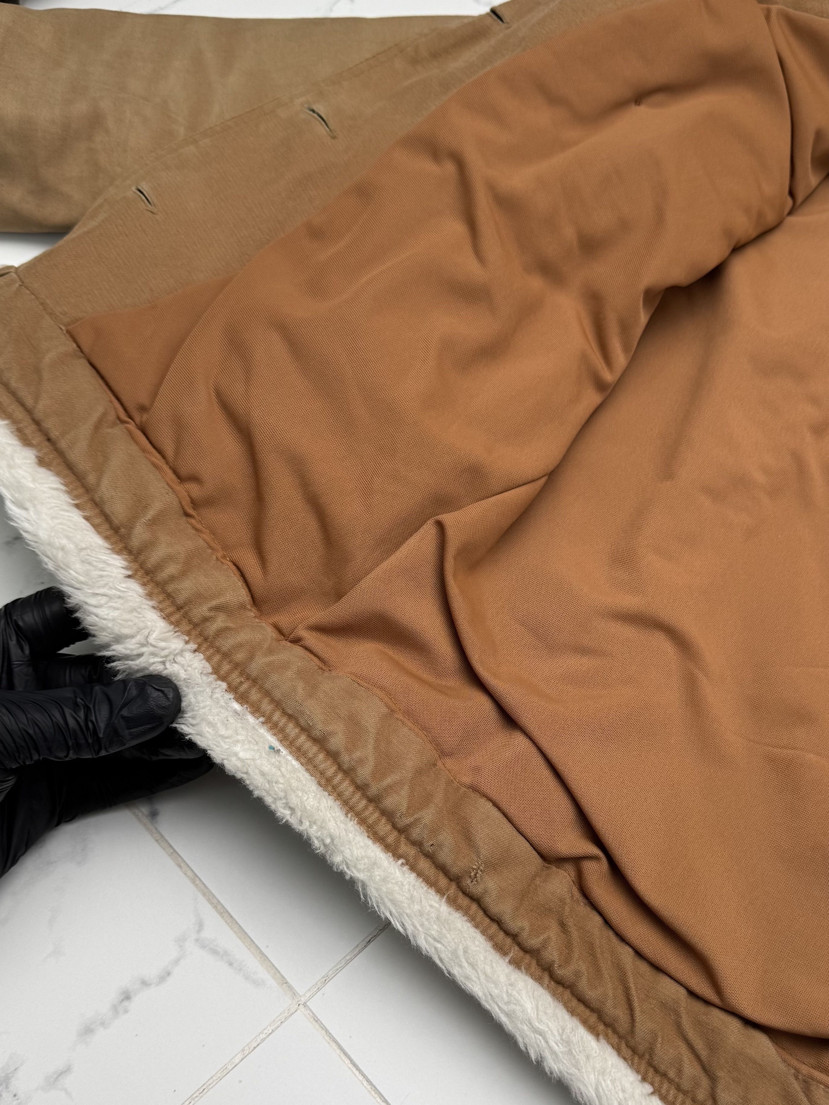 Vintage Women Beige Jacket Y2K Vintage Faux Shearling Trim Coat Size M / US 6-8 / IT 42-44 - 9 Thumbnail