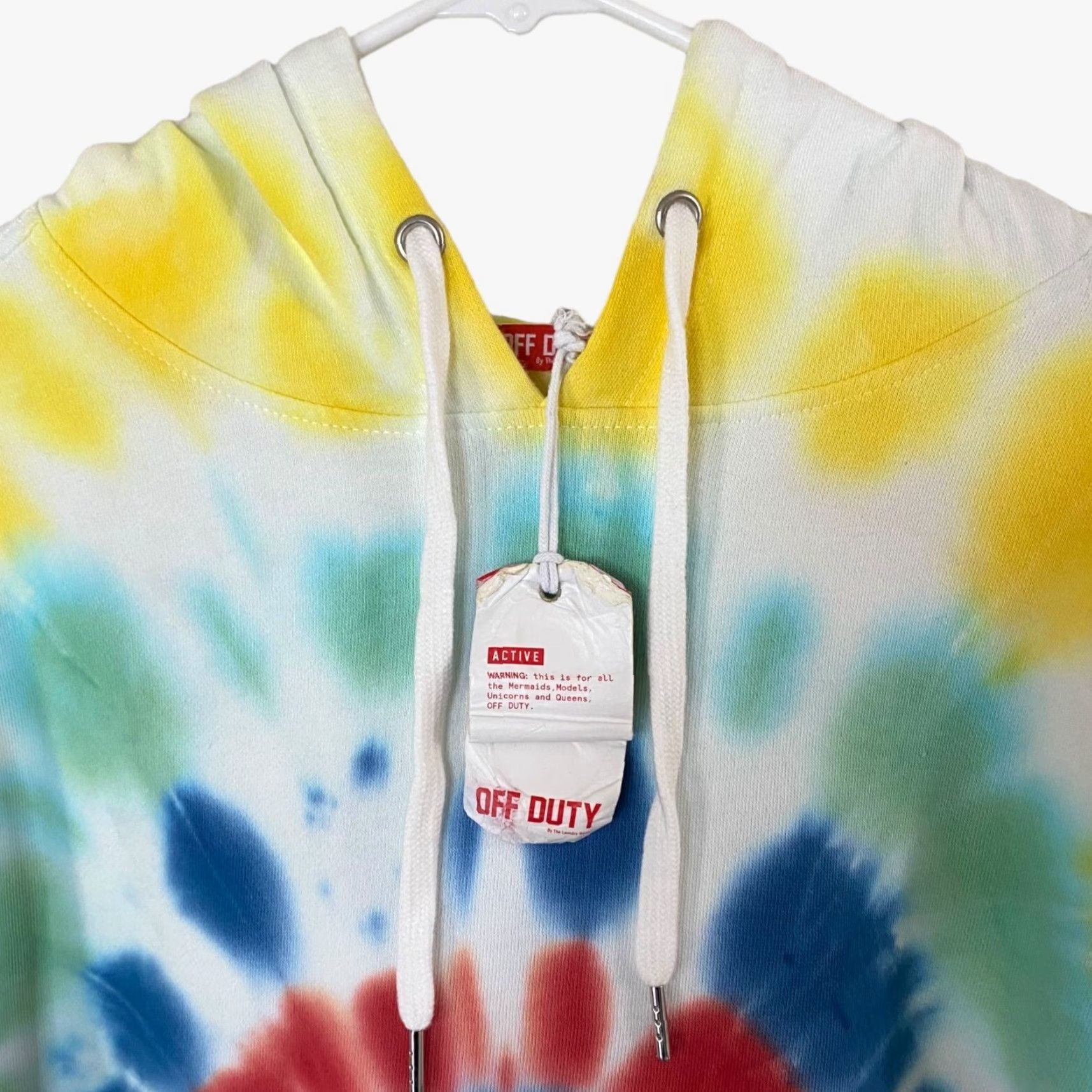 Vintage VINTAGE The laundry Room Tie-Dye Surfer Hoodie Sweatshirt White XL Long-Sleeve Mens Pullover Cotton Blend Pockets New Size US XL / EU 56 / 4 - 5 Thumbnail
