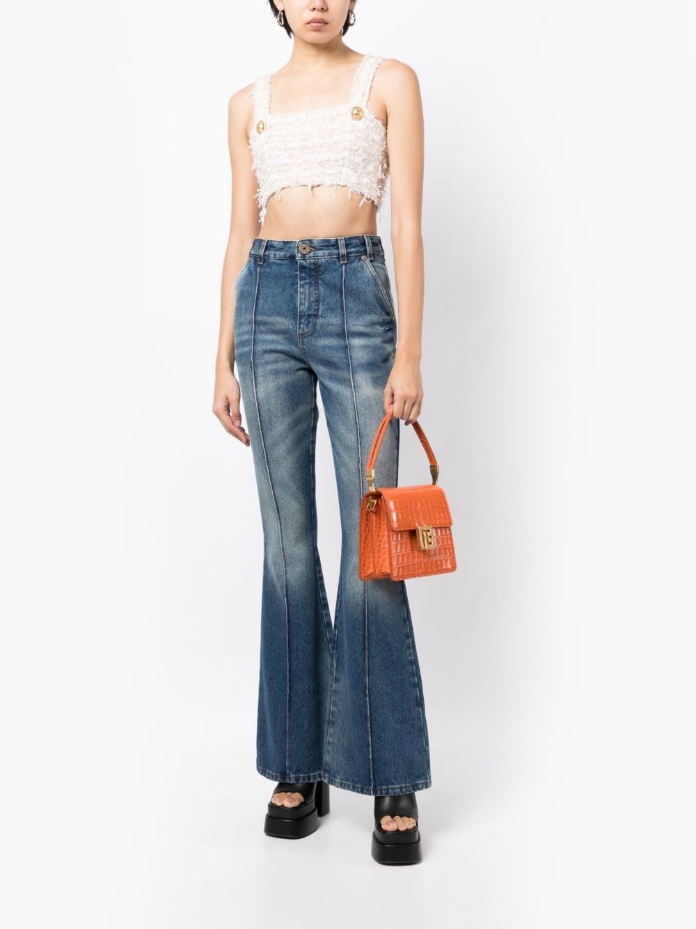 Balmain o1y0625 Denim Pant in Blue Size 30" / US 8 / IT 44 - 5 Thumbnail