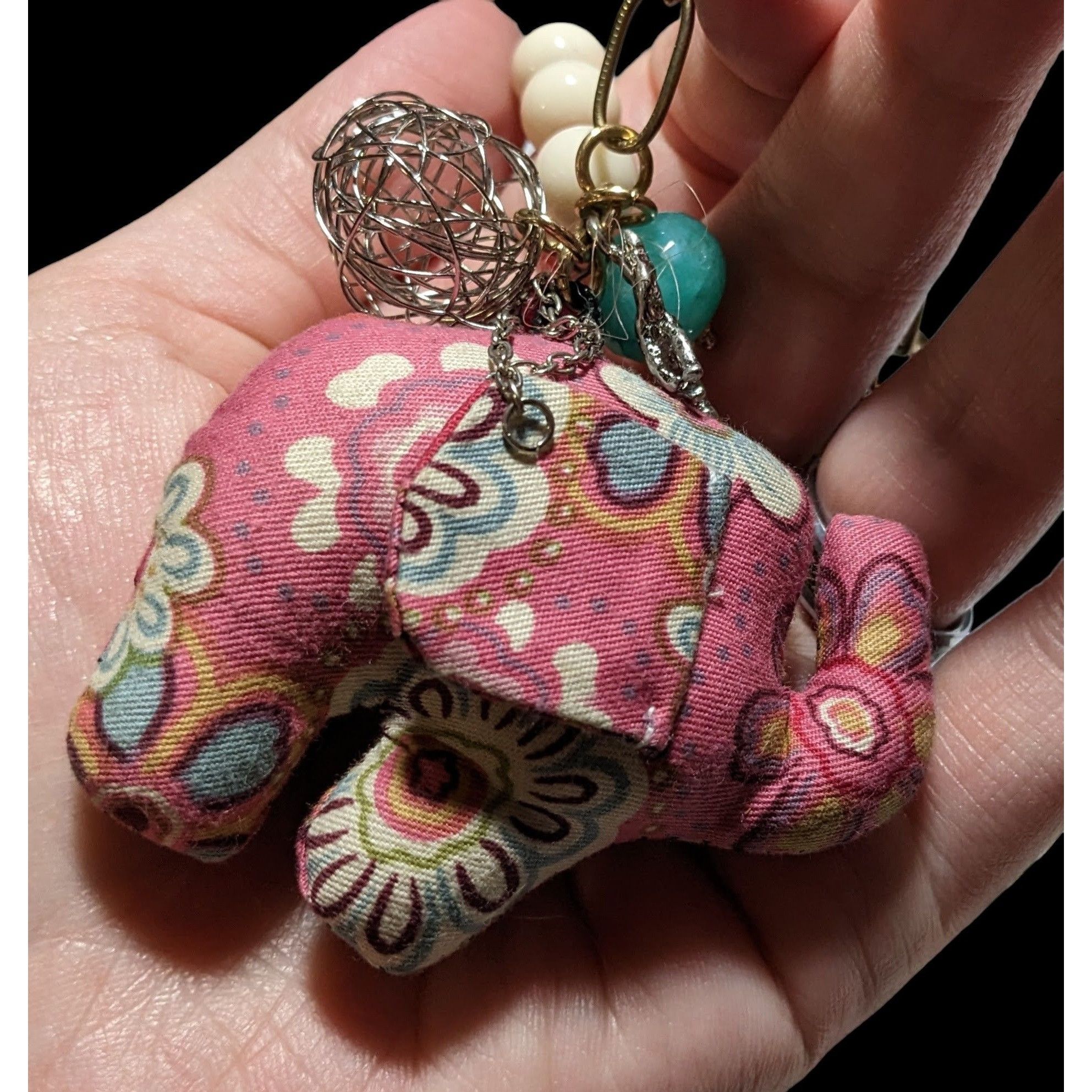 Other Cottagecore Pink Plush Elephant Necklace Size ONE SIZE - 9 Thumbnail