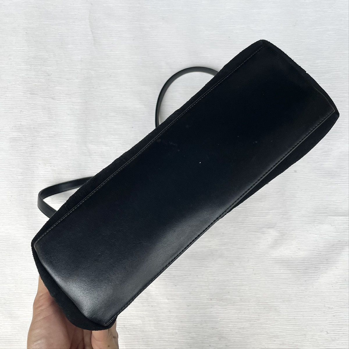 Japanese Brand × Leather Unbranded Patchwork Suede Leather Two Way Bag Size ONE SIZE - 10 Thumbnail