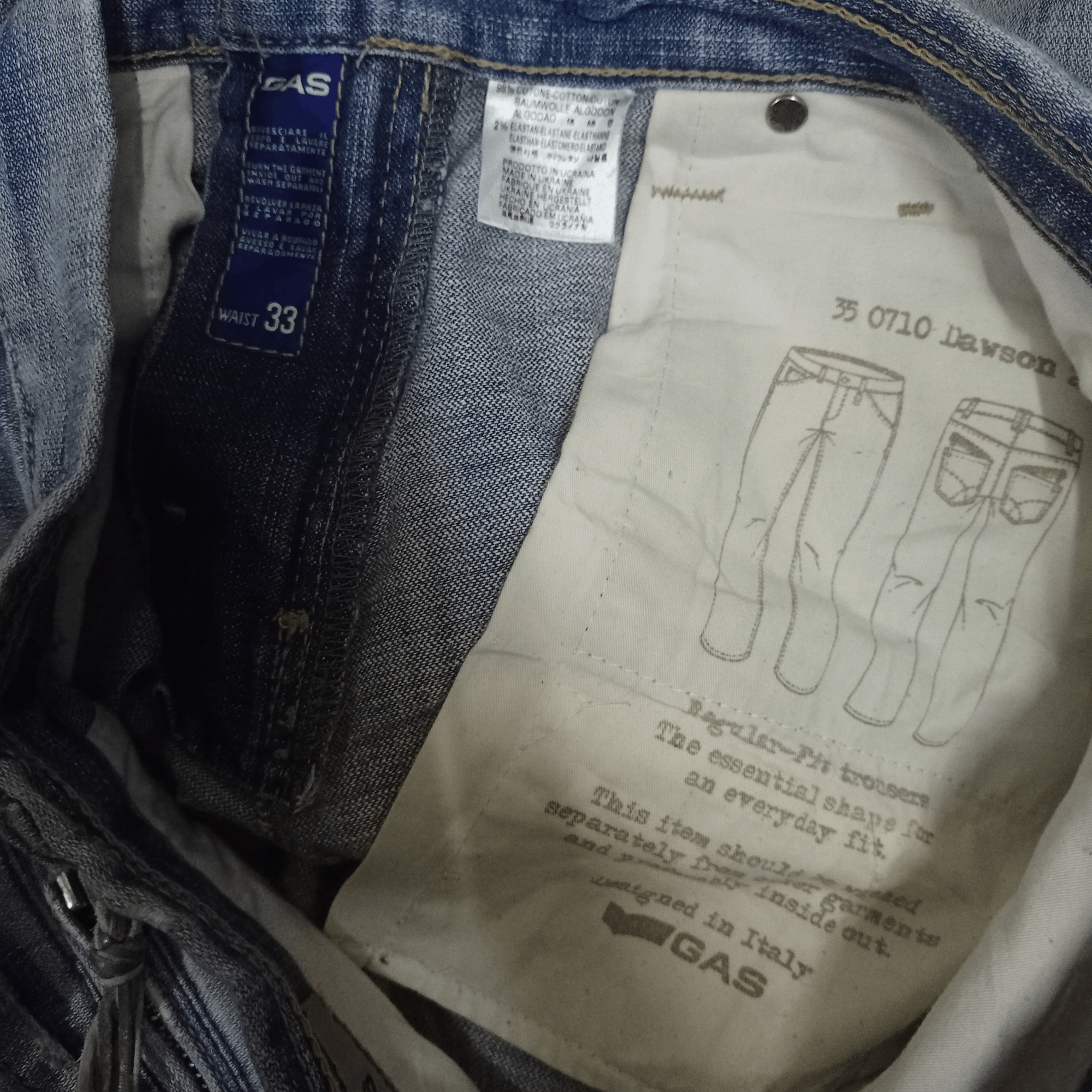 Japanese Brand SALES🔥Vintage Japanese Brand Blue Wash Distress Baggy Jeans Size US 34 / EU 50 - 8 Thumbnail