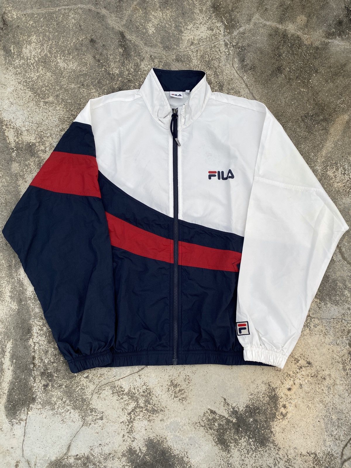 Fila Vtg Windbreaker Fila Size US M / EU 48-50 / 2 - 1 Thumbnail