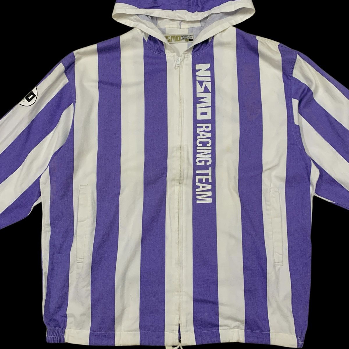 Japanese Brand Vtg NISMO International Racing Team Striped Hoodie Size US M / EU 48-50 / 2 - 3 Thumbnail