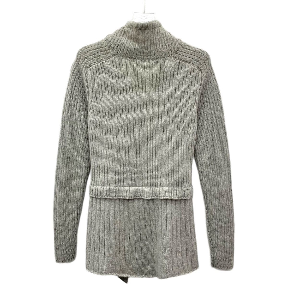 Loro Piana Loro Piana Grey Cashmere Long Sleeve Knitwear K26WX Size S / US 4 / IT 40 - 2 Thumbnail