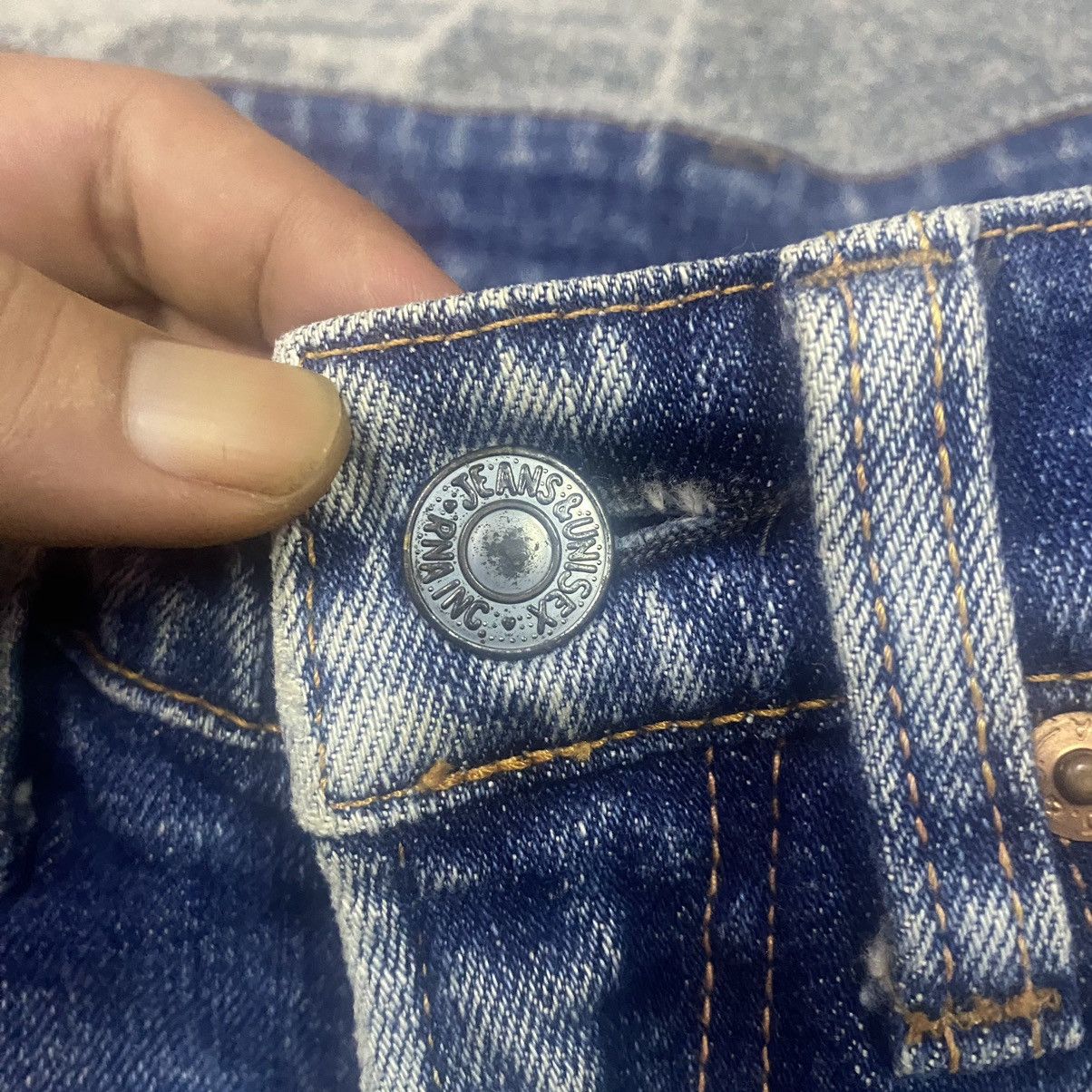 Japanese Brand × Jean × Vintage Vintage RNA Splash Paint Unisex Denim Jeans Size US 30 / EU 46 - 8 Thumbnail