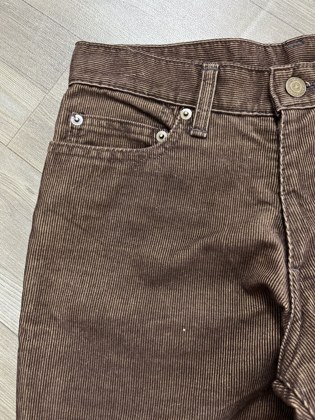 Tornado Mart 2000s Tornado Mart Japan Corduroy Flared Jeans Lgb Style Y2K Size US 27 - 5 Thumbnail