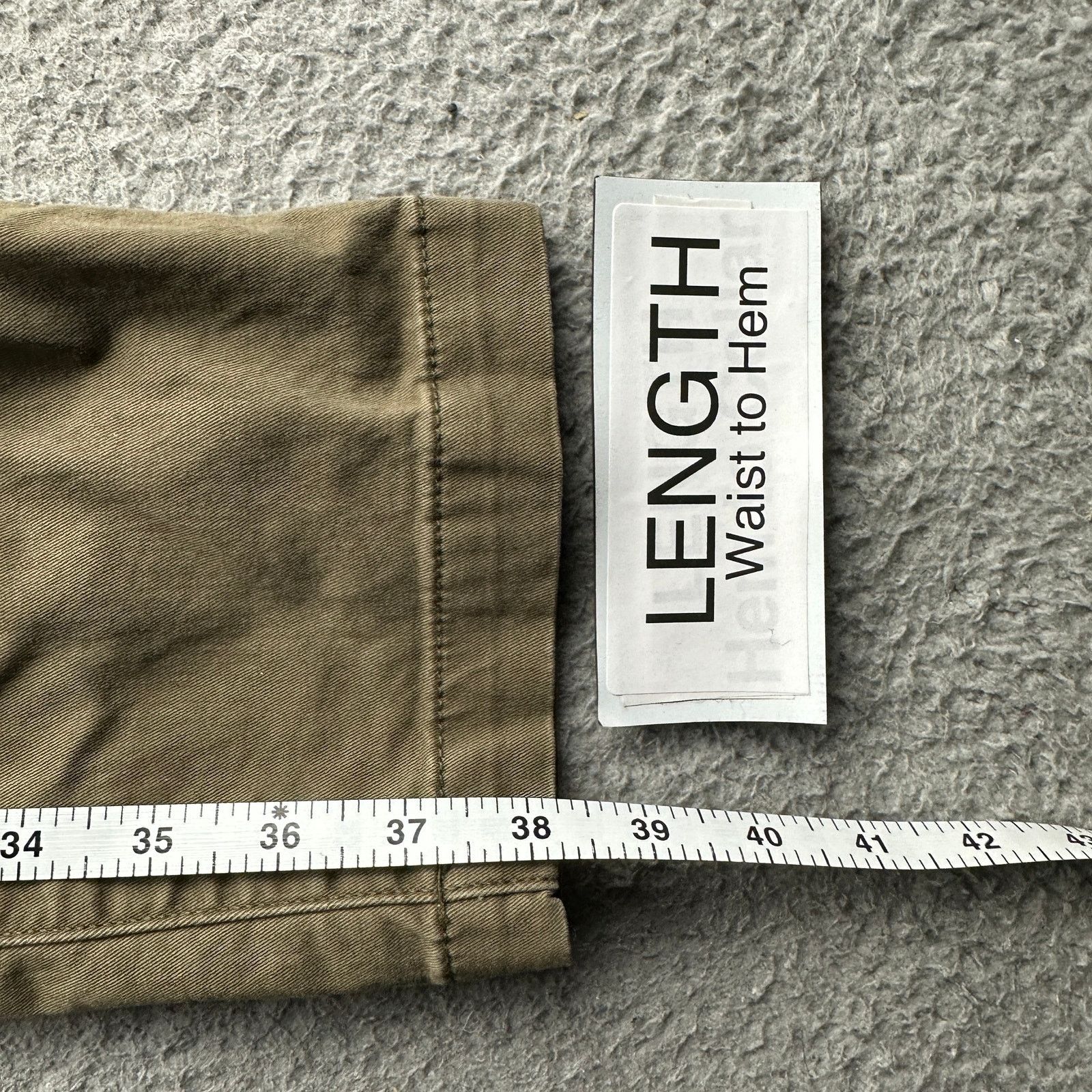 Flint And Tinder Flint And Tinder Twill Olive Green Chino Pants 32x30 Size US 32 / EU 48 - 9 Thumbnail