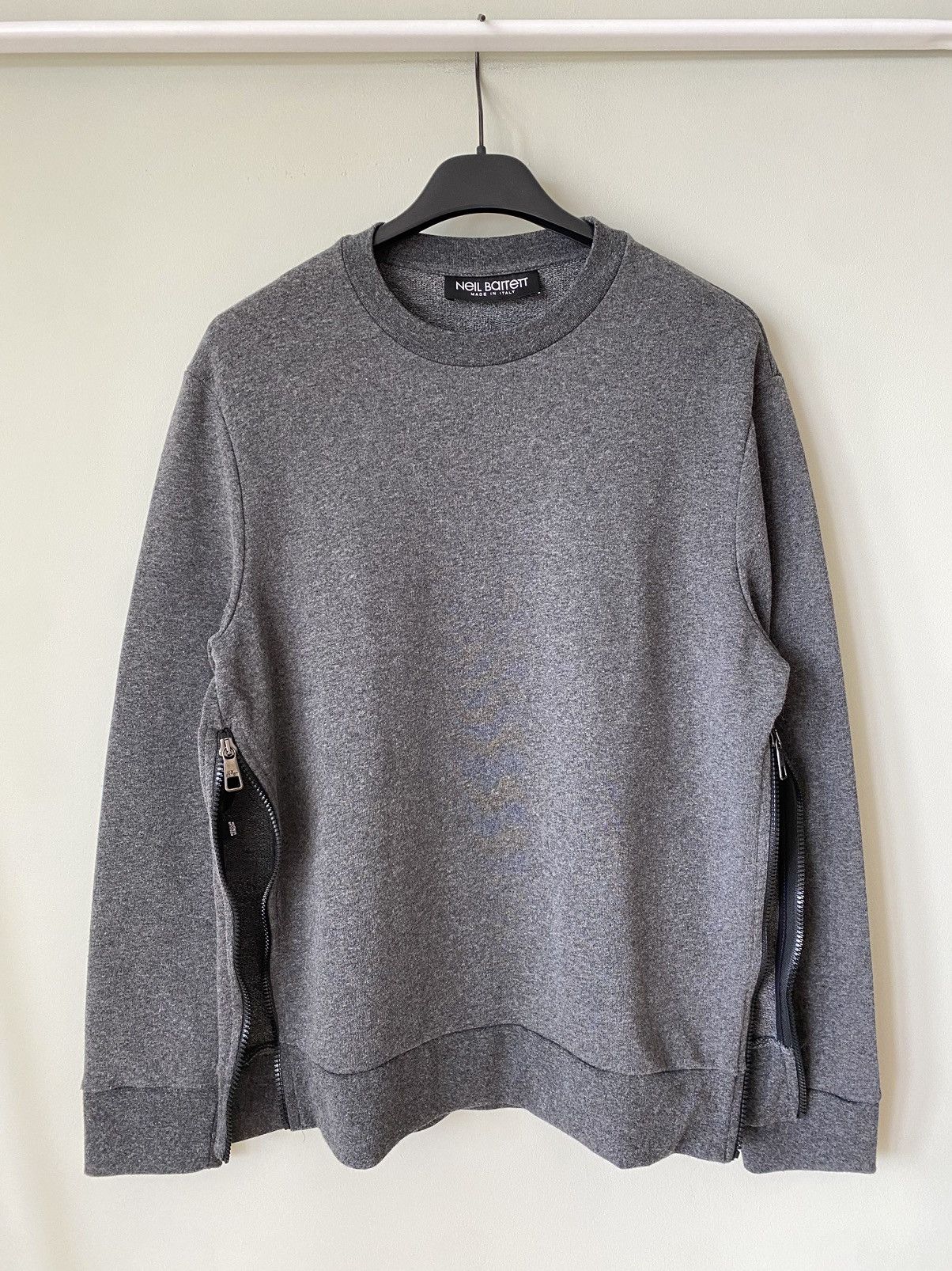 Neil Barrett Neil Barrett Col 262 Zip crew sweatshirt Size US S / EU 44-46 / 1 - 1 Thumbnail