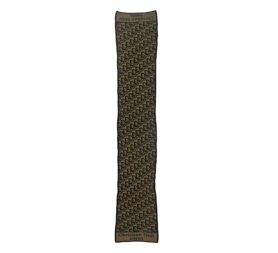 Christian Dior Monsieur Authentic Christian Dior Monogram Wool Scarf Size ONE SIZE - 5 Thumbnail