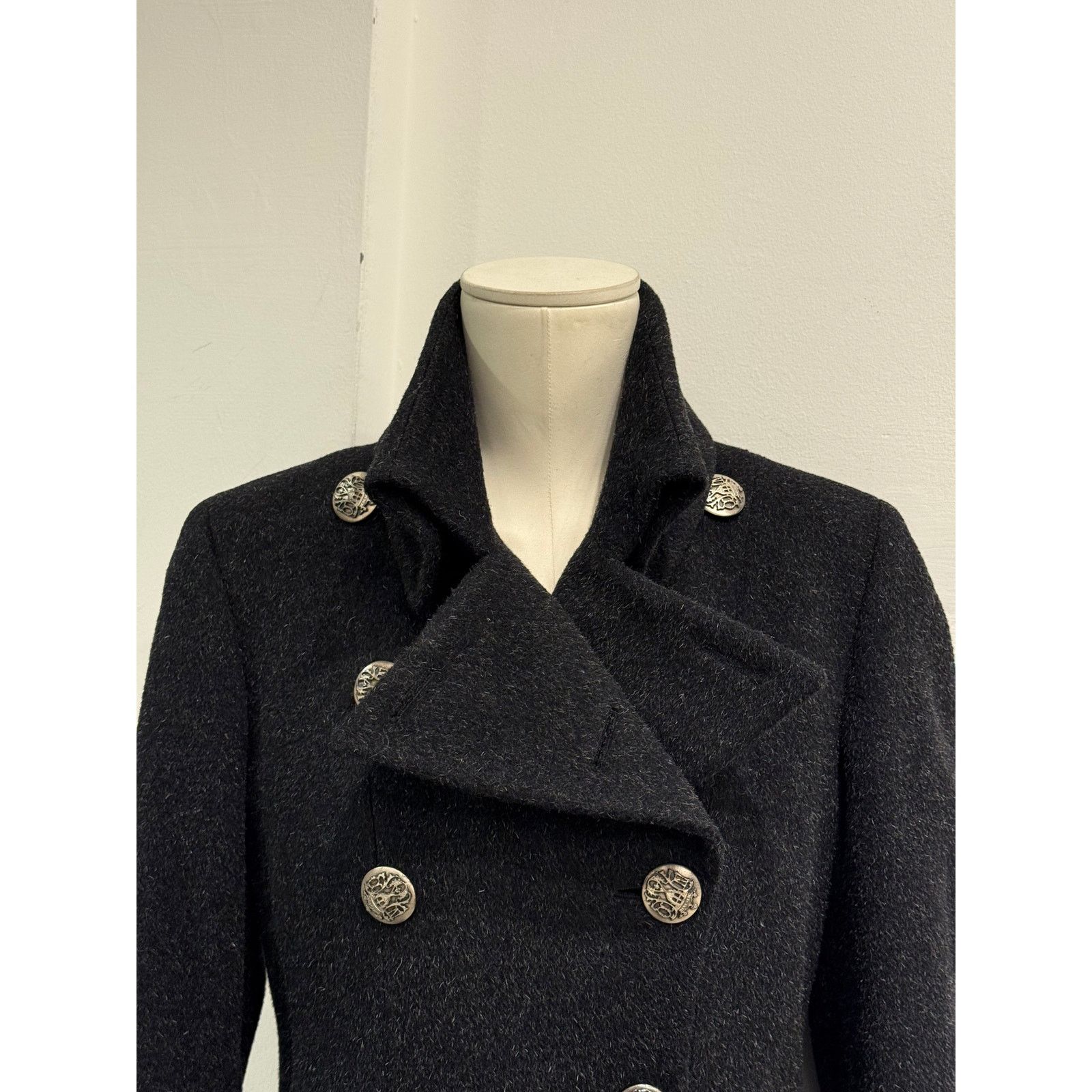 Dolce & Gabbana 1990s Dolce & Gabbana double breasted military wool coat Size M / US 6-8 / IT 42-44 - 6 Thumbnail